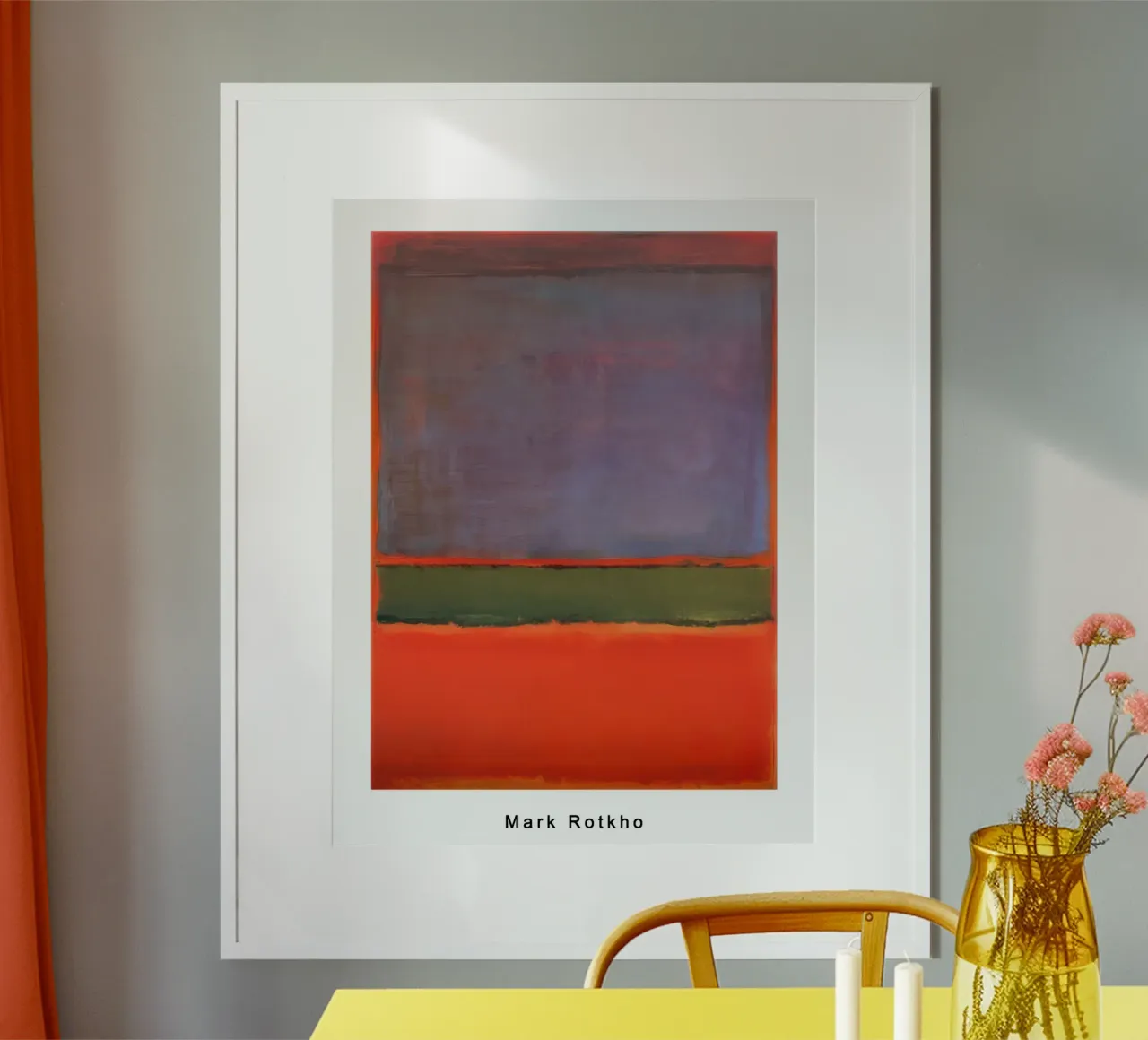 mark rothko no 6 viola verde e rosso 1951 carta hahnemühle da traveler