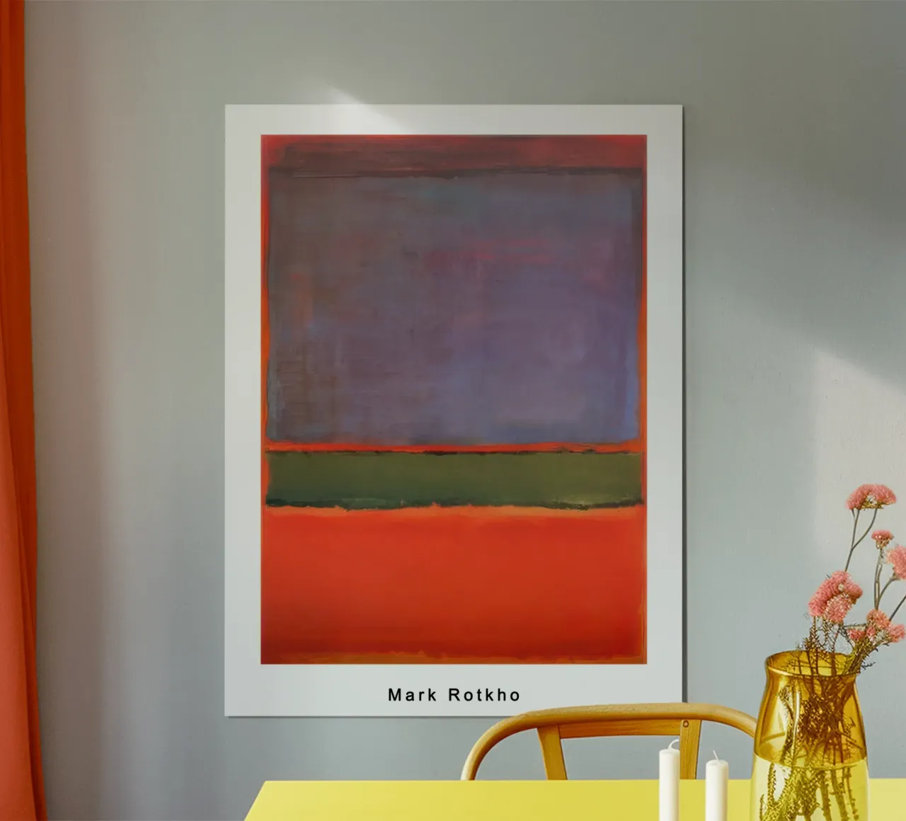 mark rothko no 6 viola verde e rosso 1951 carta hahnemühle da traveler