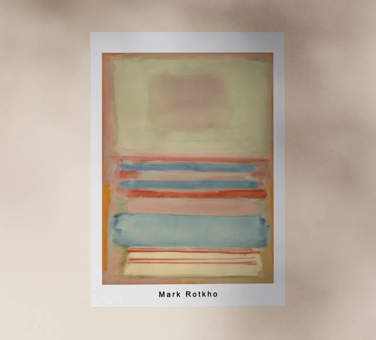 mark rothko n. 7 o n. 11 1949 pellicola backlit da traveler