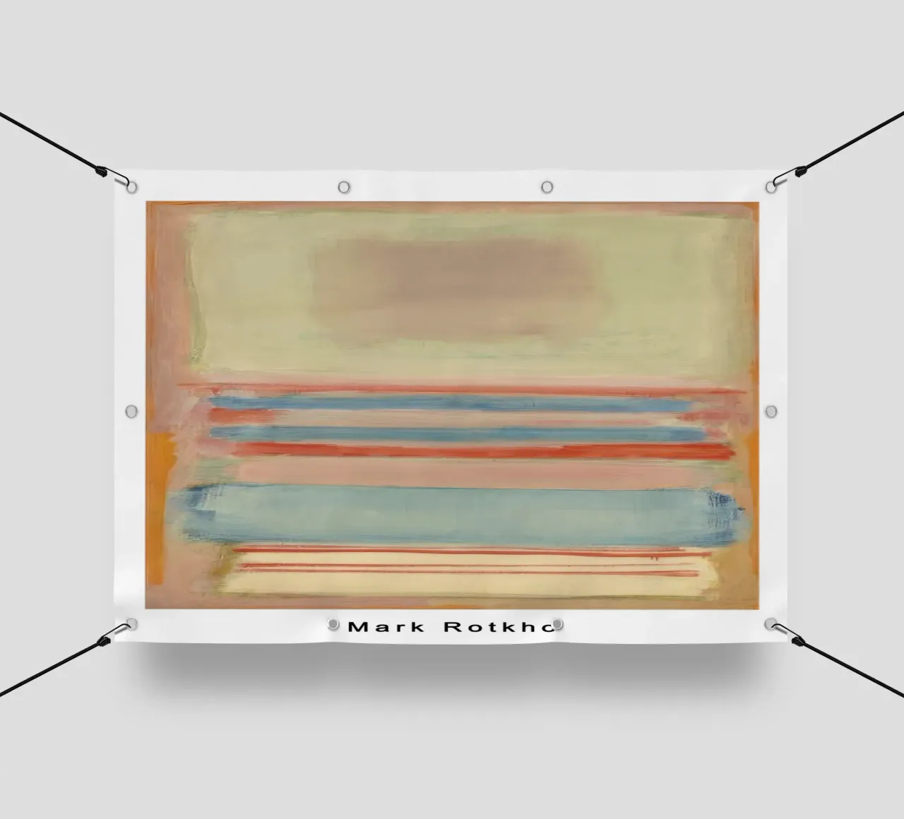 mark rothko n. 7 o n. 11 1949 telo in pvc da traveler
