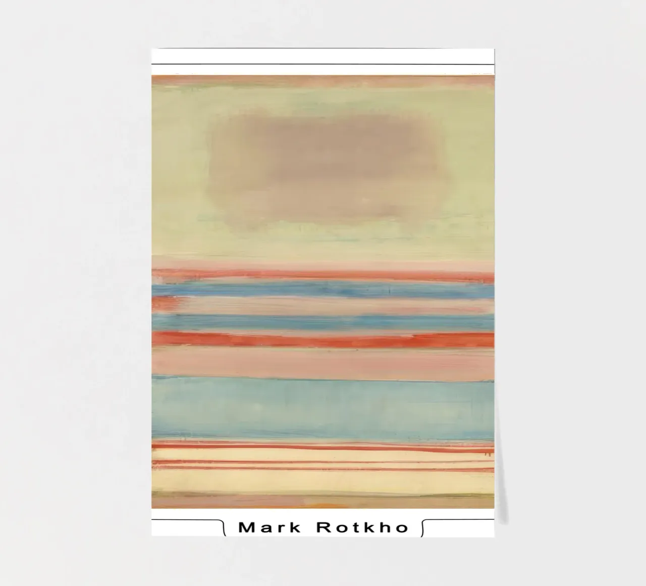 mark rothko nr. 7 oder nr. 11 1949 Stickerbogen von traveler