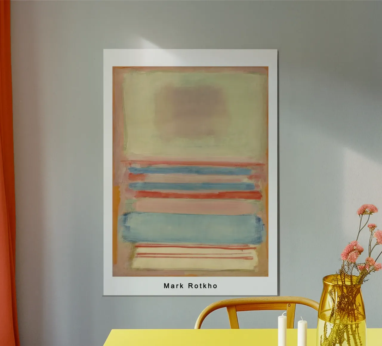 mark rothko n. 7 o n. 11 1949 alluminio dibond da traveler