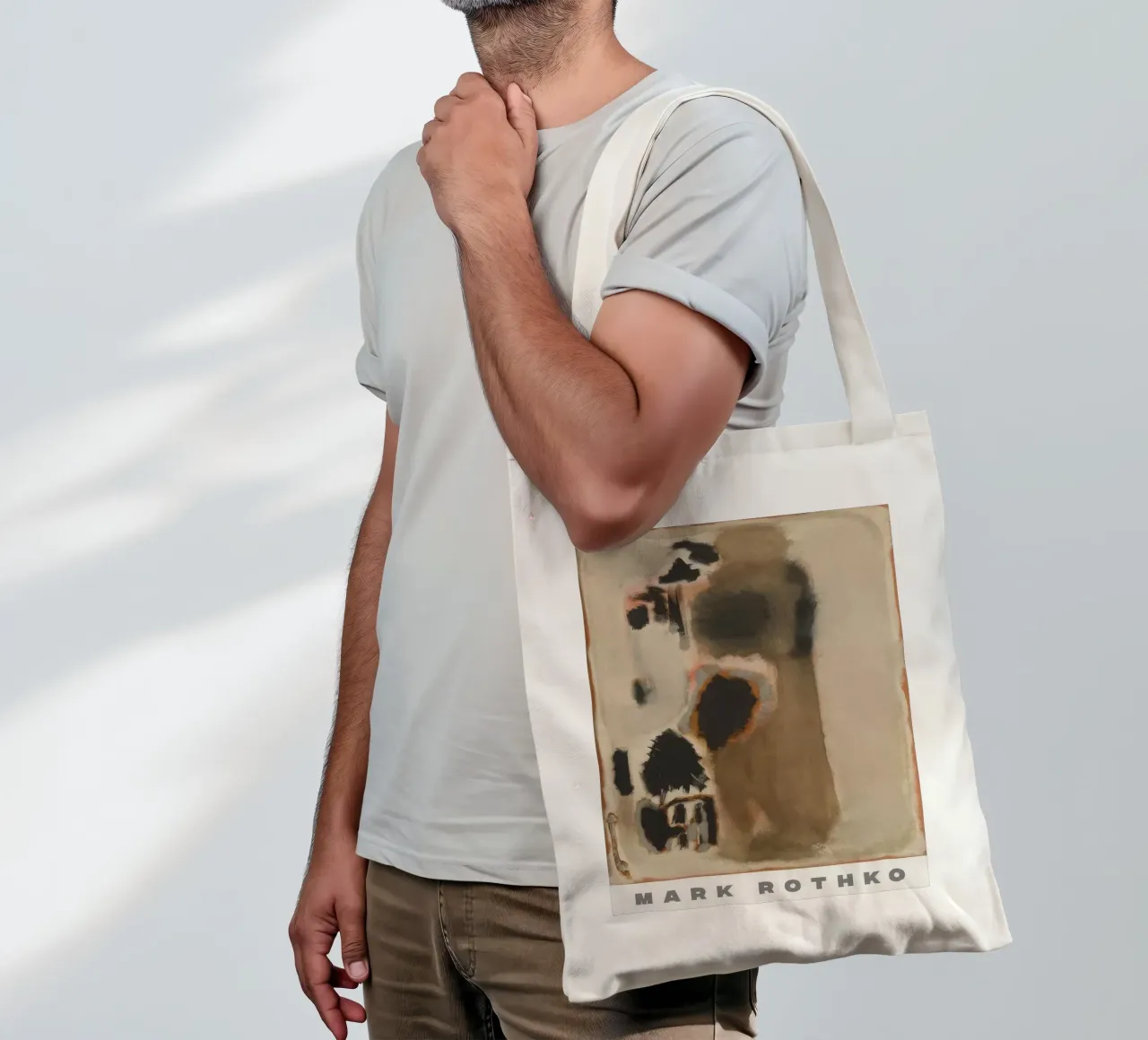 Mark Rothko n. 5 n. 24 borsa in juta da traveler