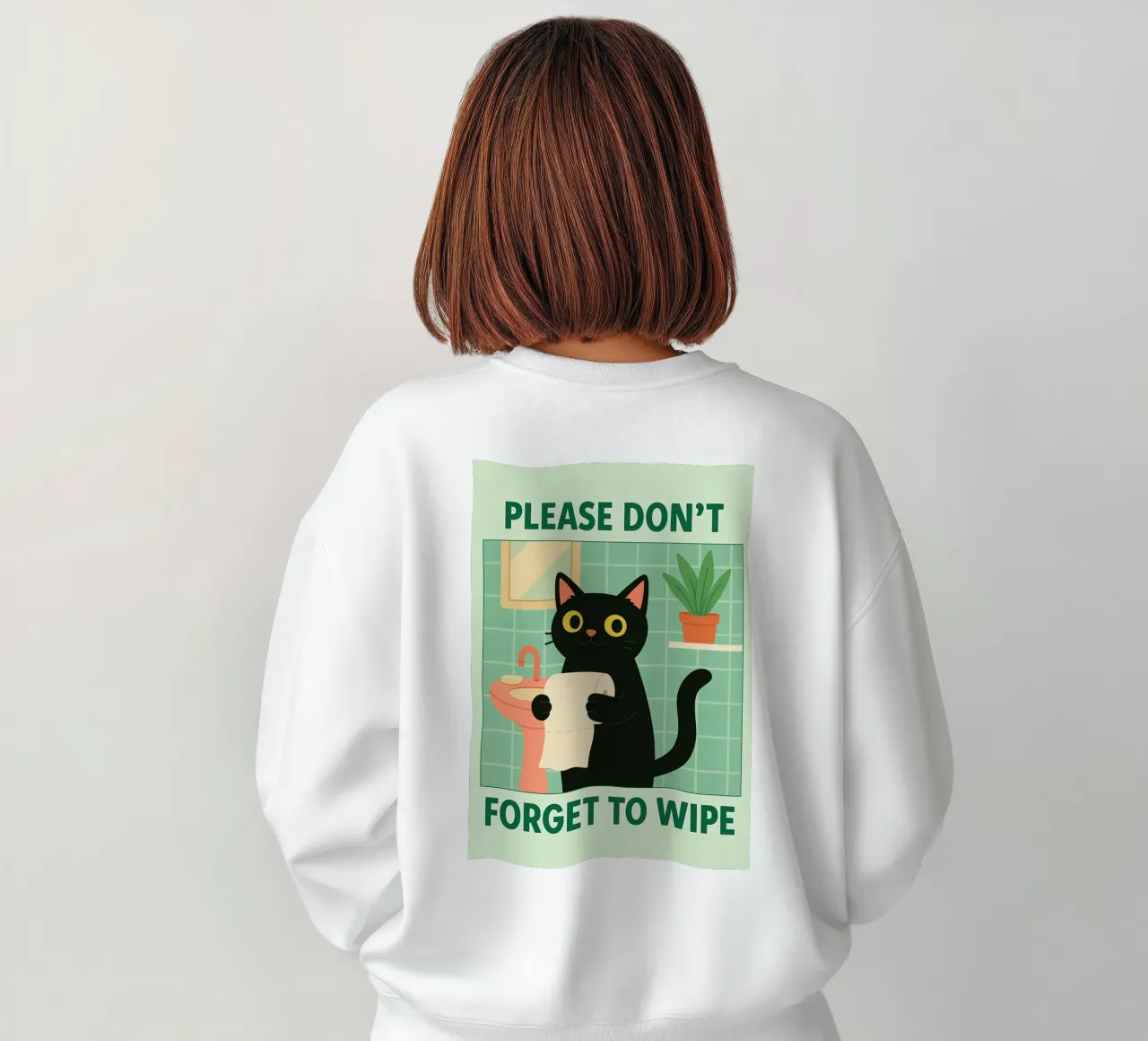 non dimenticare di pulire il gatto felpa da Avocadoz
