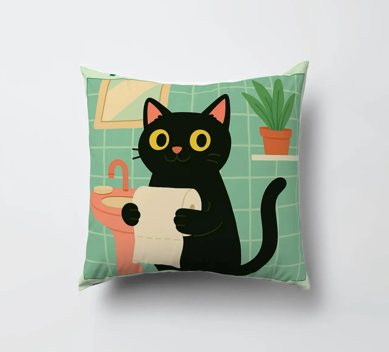 non dimenticare di pulire il gatto cuscino da Avocadoz