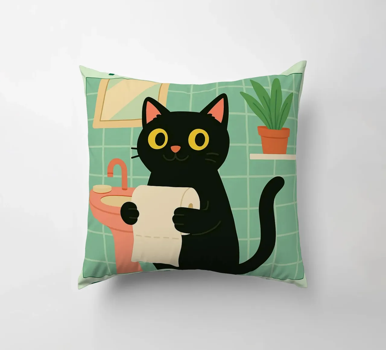 non dimenticare di pulire il gatto cuscino da Avocadoz