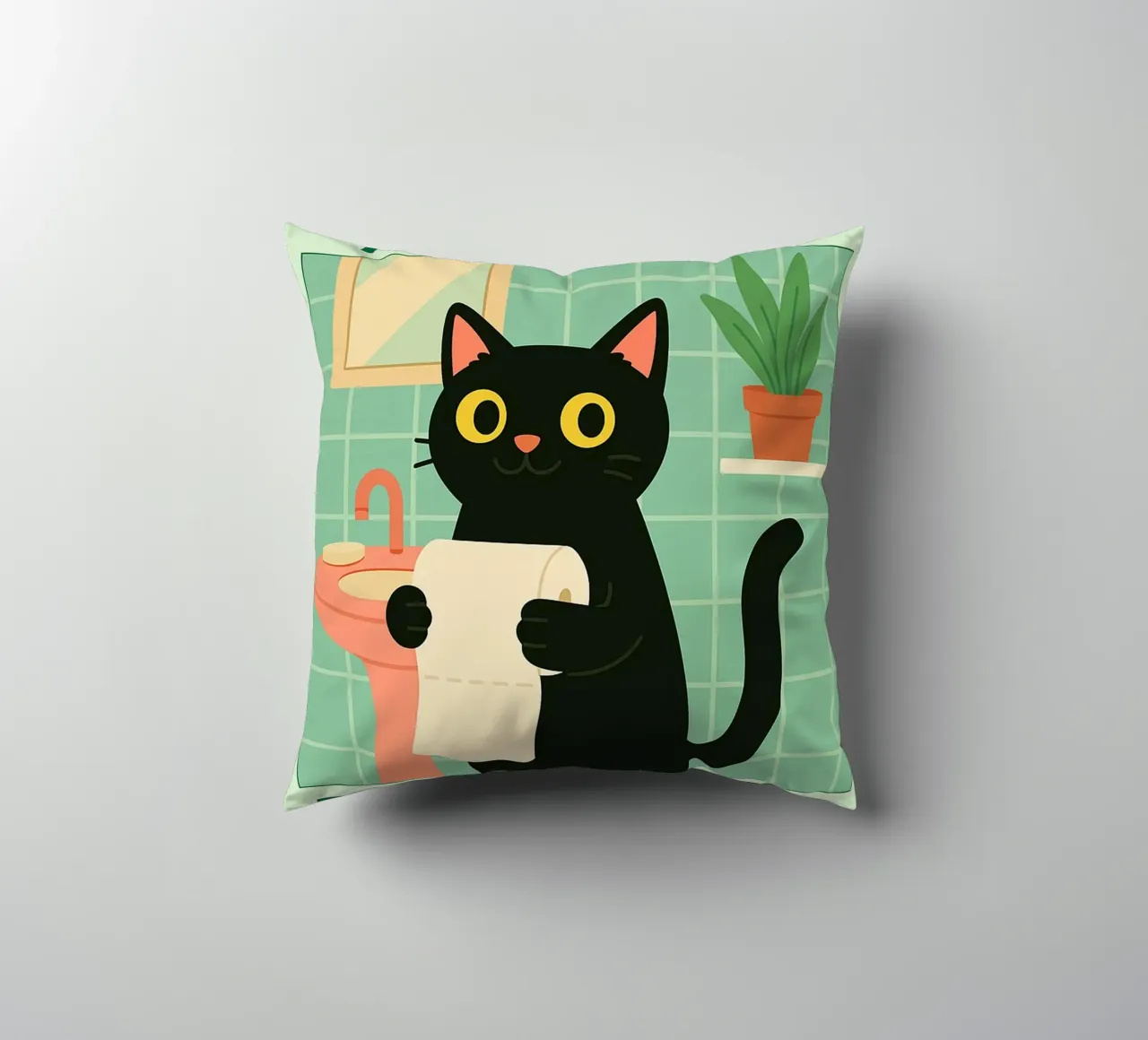 non dimenticare di pulire il gatto cuscino da Avocadoz
