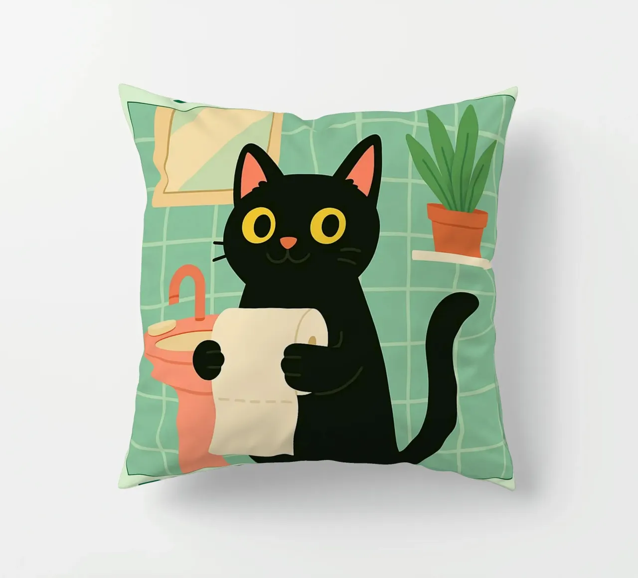 non dimenticare di pulire il gatto cuscino da Avocadoz