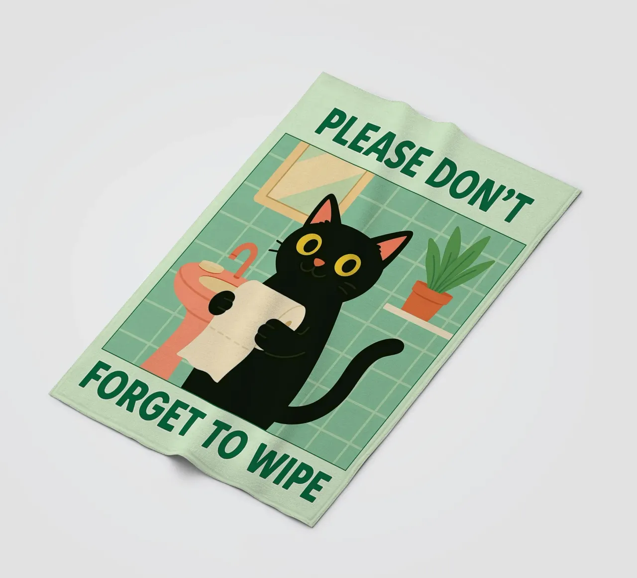 non dimenticare di pulire il gatto coperta in pile da Avocadoz
