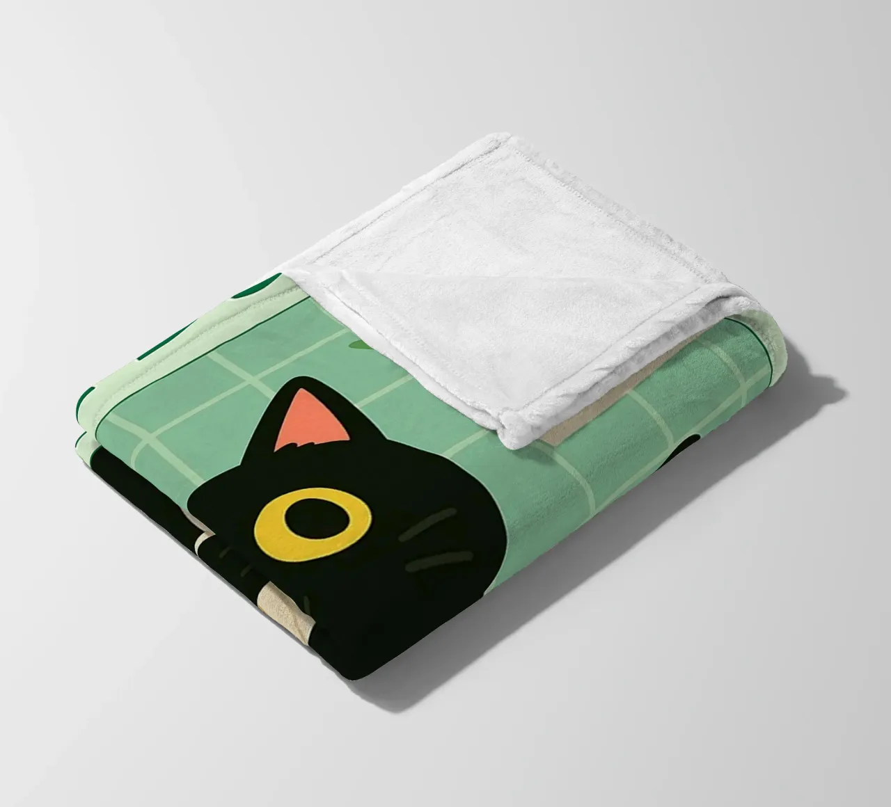 non dimenticare di pulire il gatto coperta in pile da Avocadoz