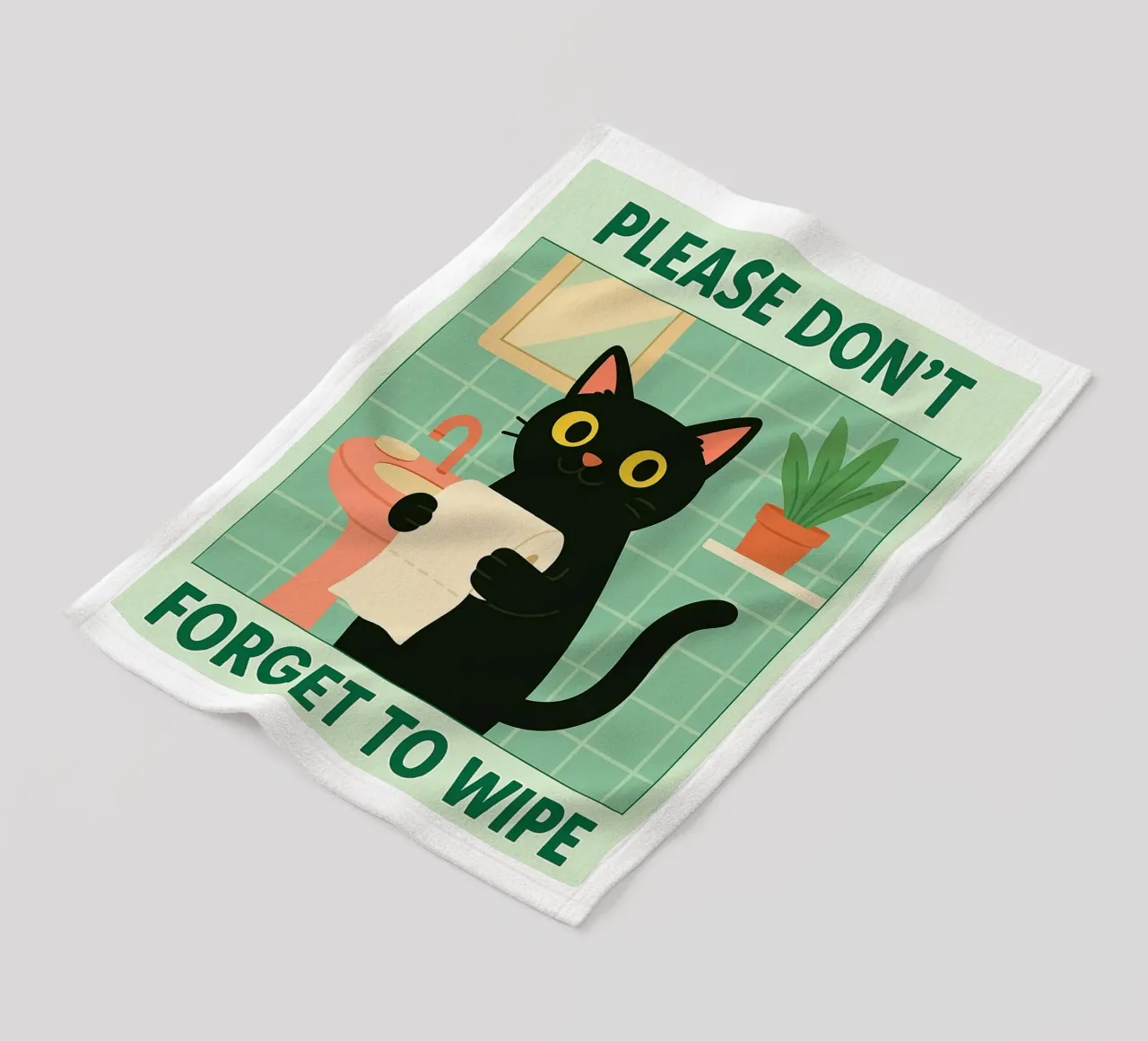 non dimenticare di pulire il gatto coperta in pile da Avocadoz
