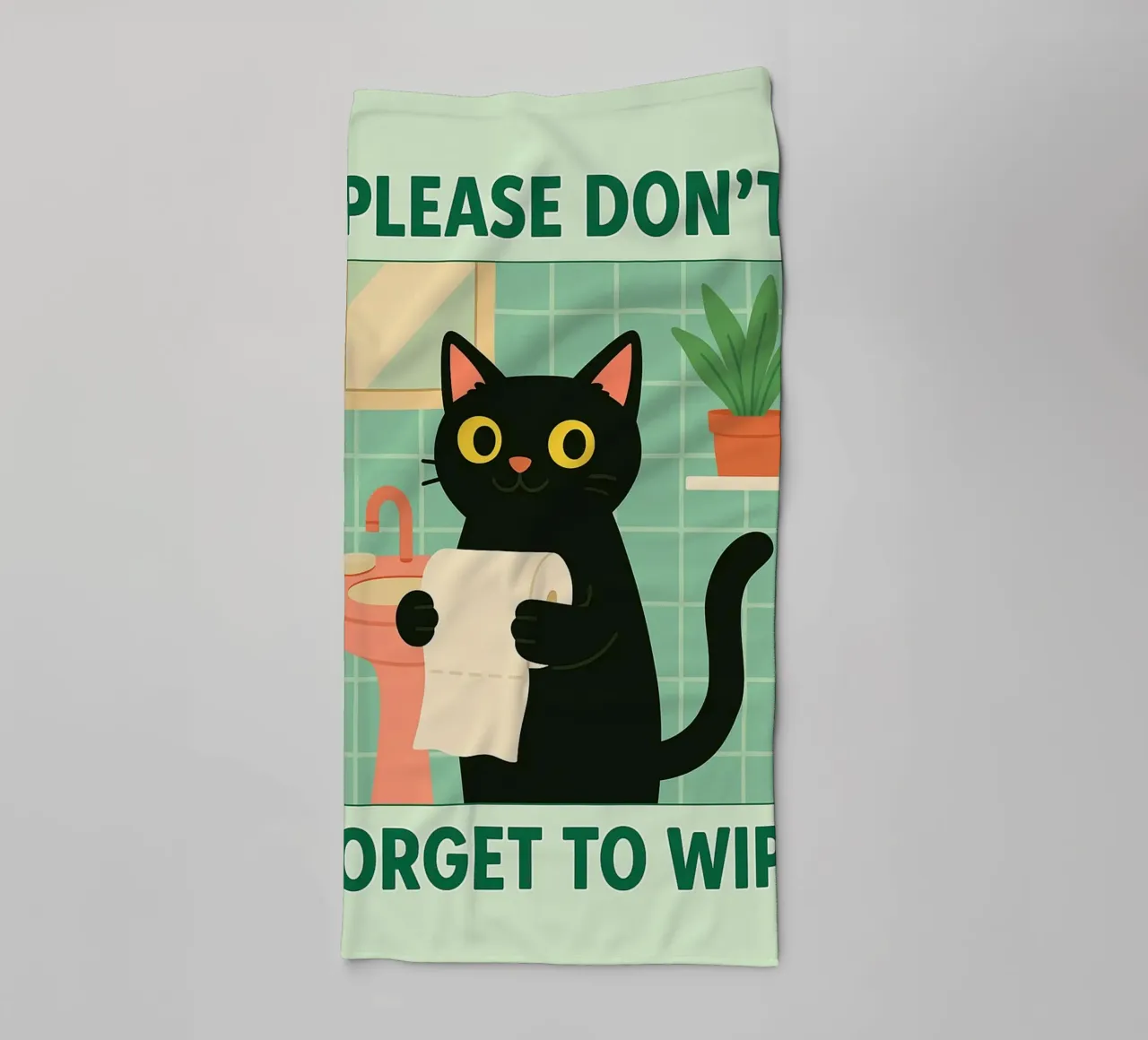 please dont forget to wipe cat towel by Avocadoz