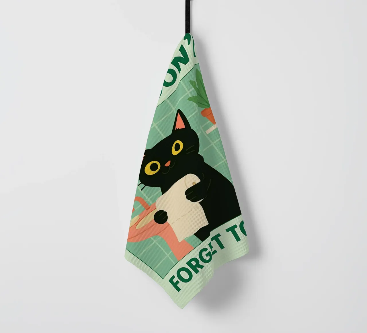 non dimenticare di pulire il gatto canovaccio da cucina da Avocadoz