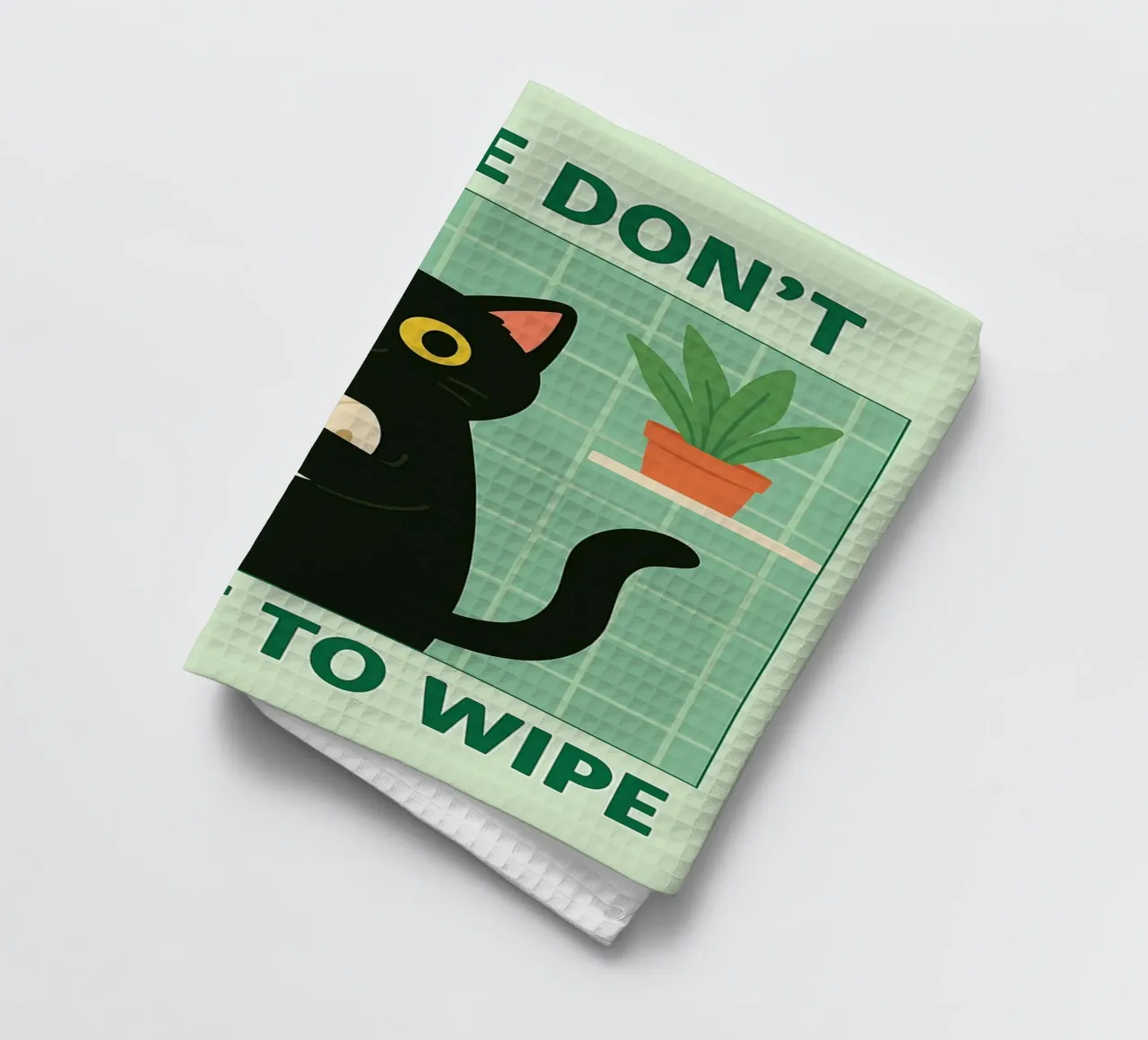 non dimenticare di pulire il gatto canovaccio da cucina da Avocadoz