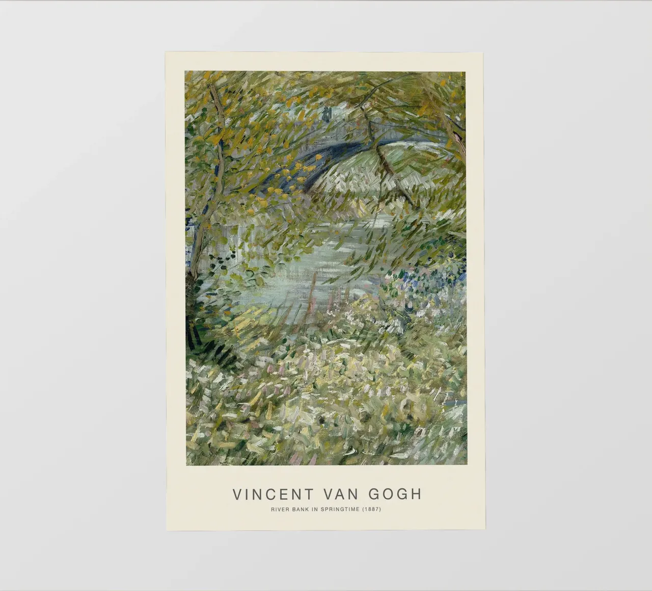 Riva del fiume in primavera, 1887 telo in pvc da Roy Terrell