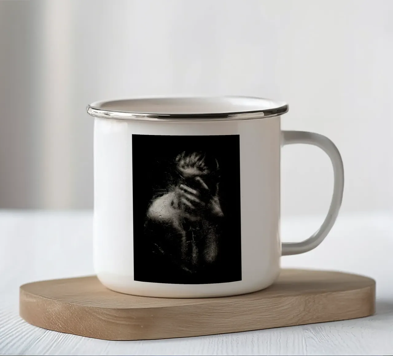 Blur #1 taza de esmalte de Tupho