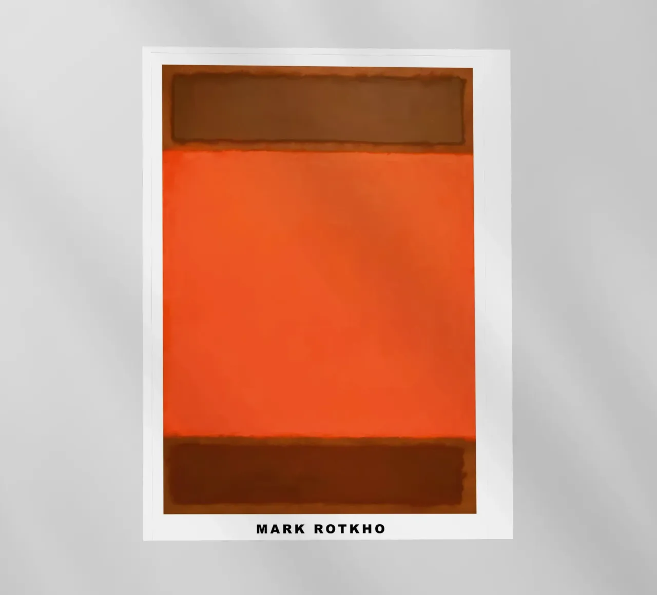 Mark Rothko Arancione e marrone pellicola backlit da traveler