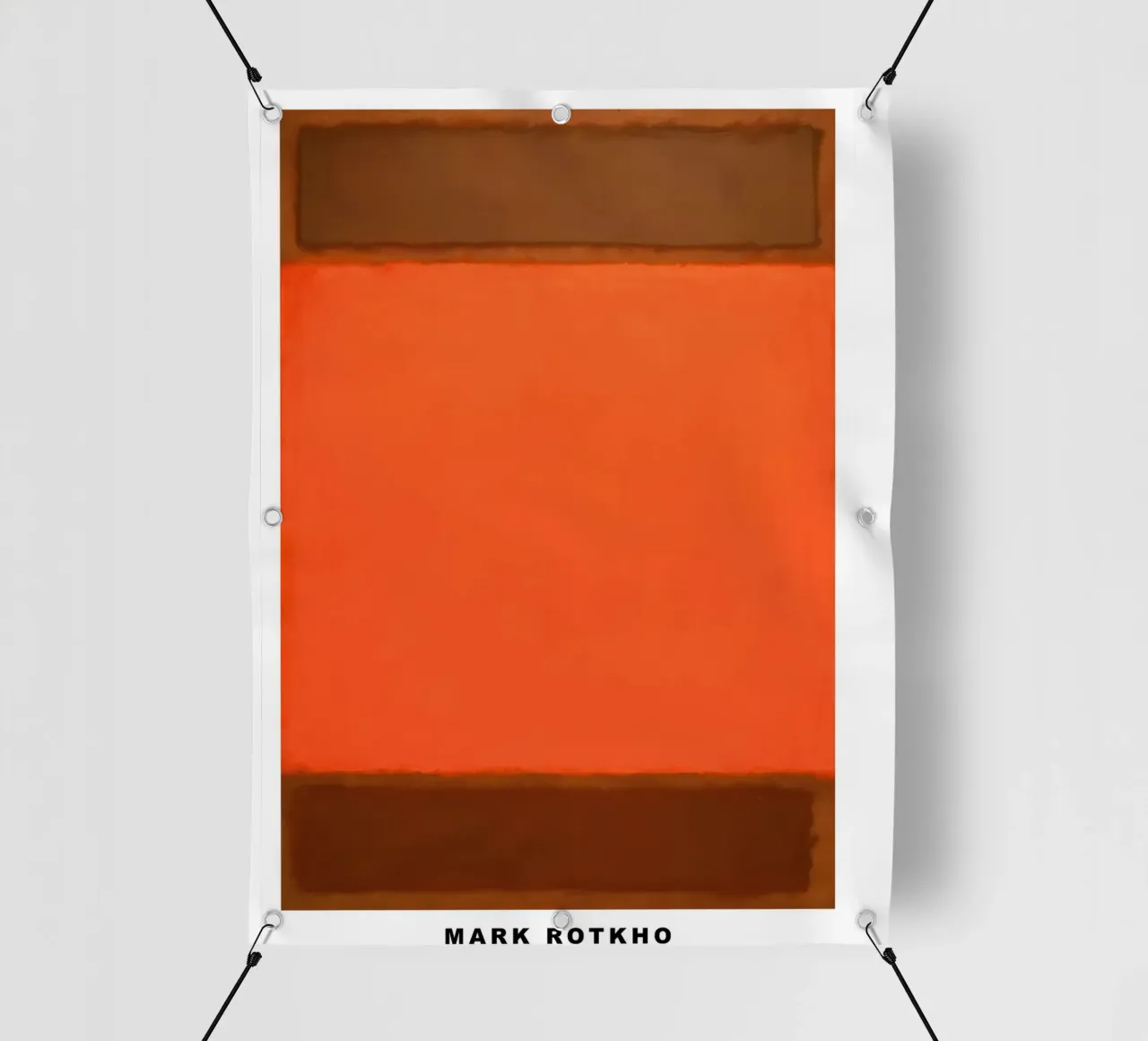 Mark Rothko Arancione e marrone telo in pvc da traveler