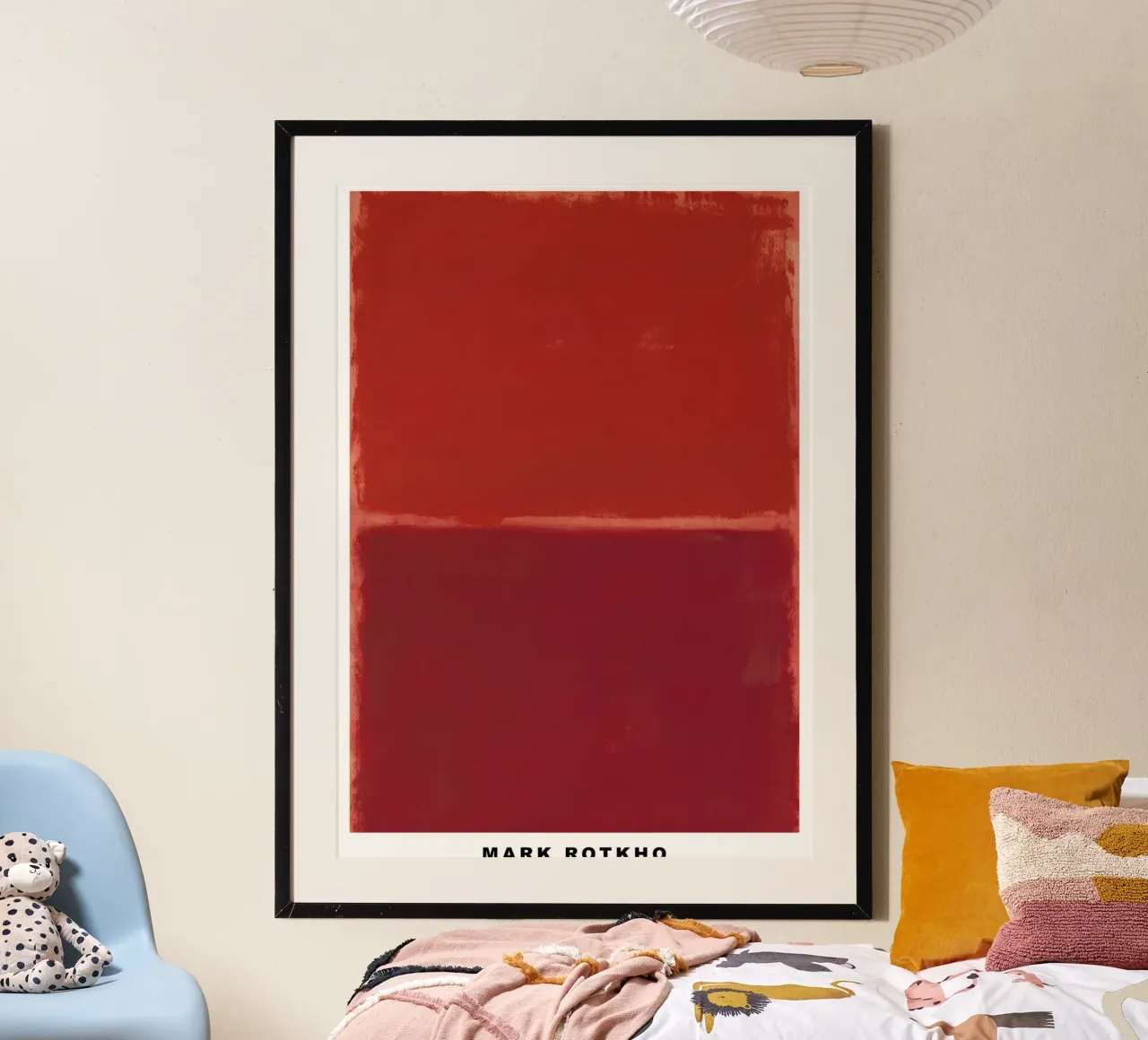 Mark Rothko Rot auf Rot Hahnemühle von traveler