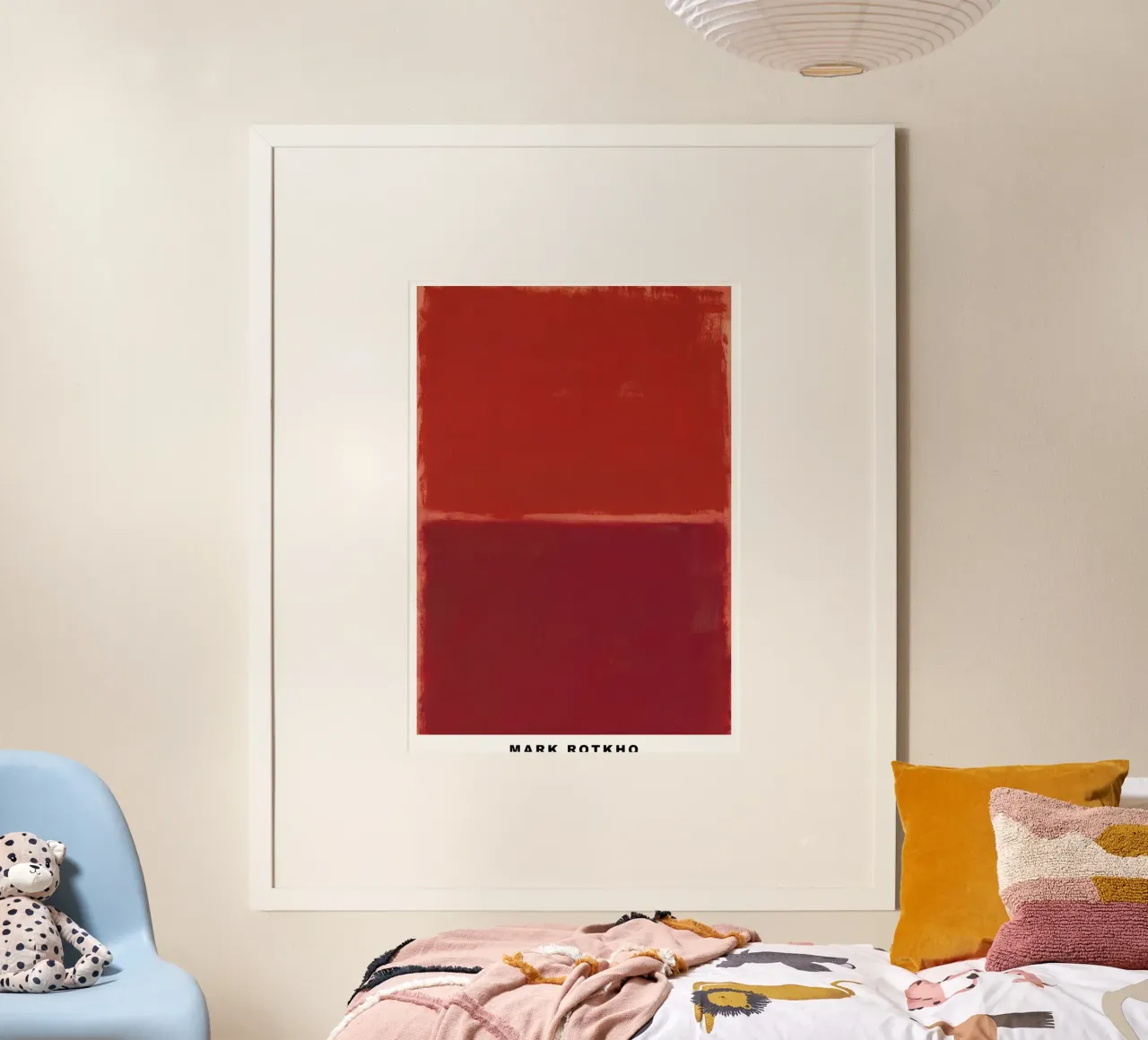 Mark Rothko Rot auf Rot Hahnemühle von traveler