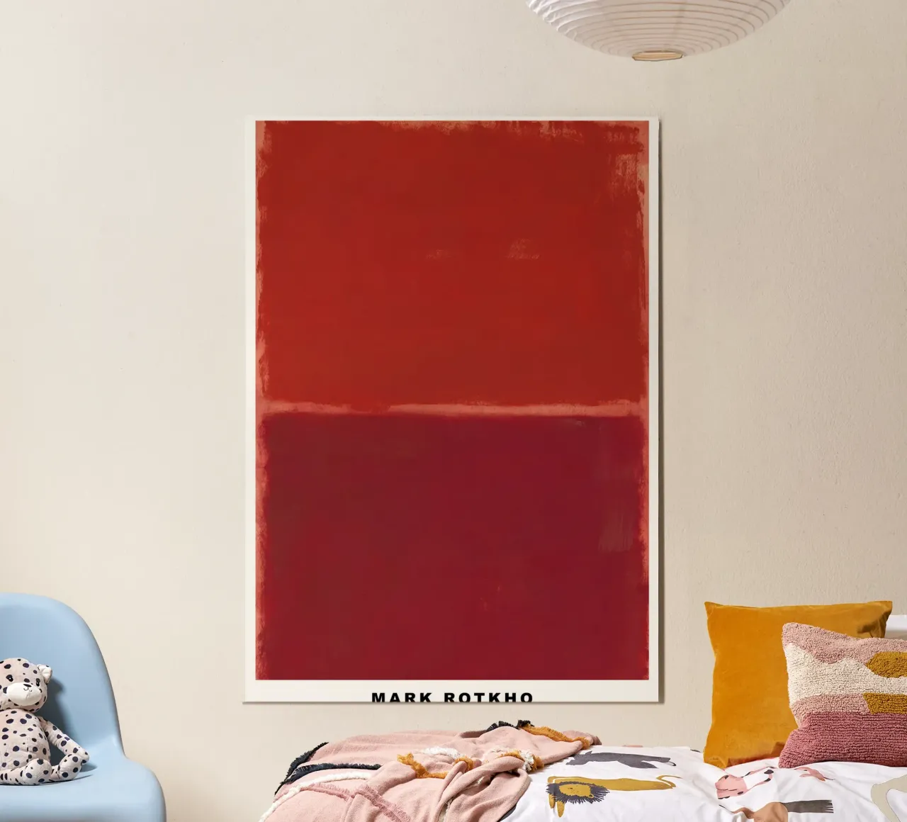 Mark Rothko Rot auf Rot Hahnemühle von traveler
