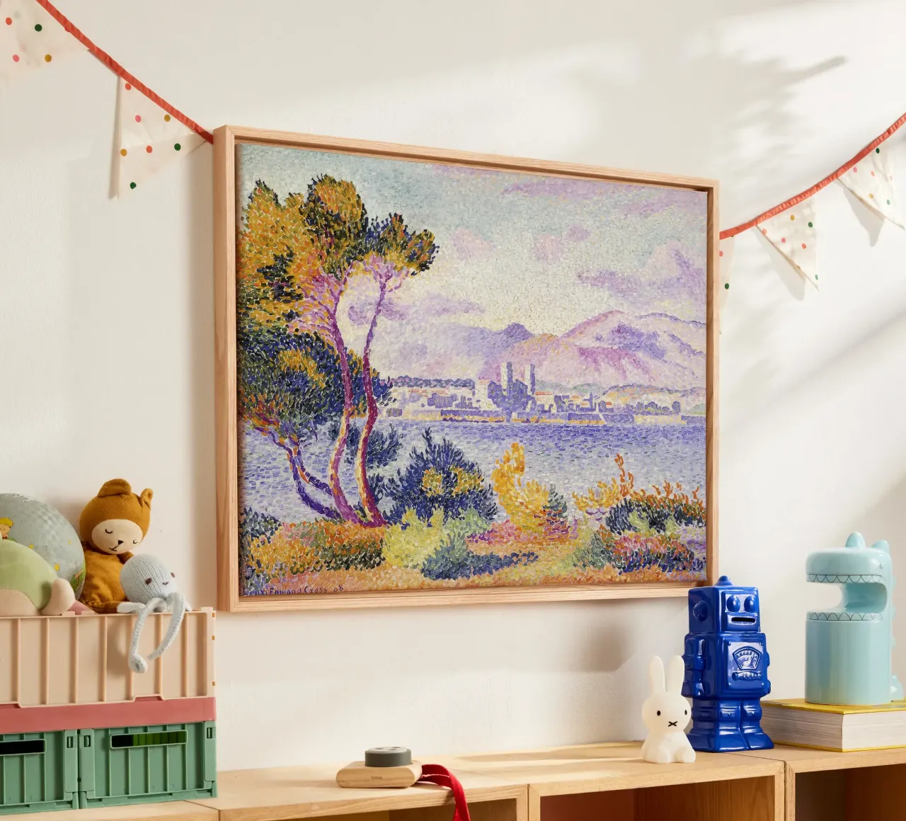 Antibes, Nachmittags (Antibes, Apres-midi). 1908. Acryl-Glas von Roy Terrell