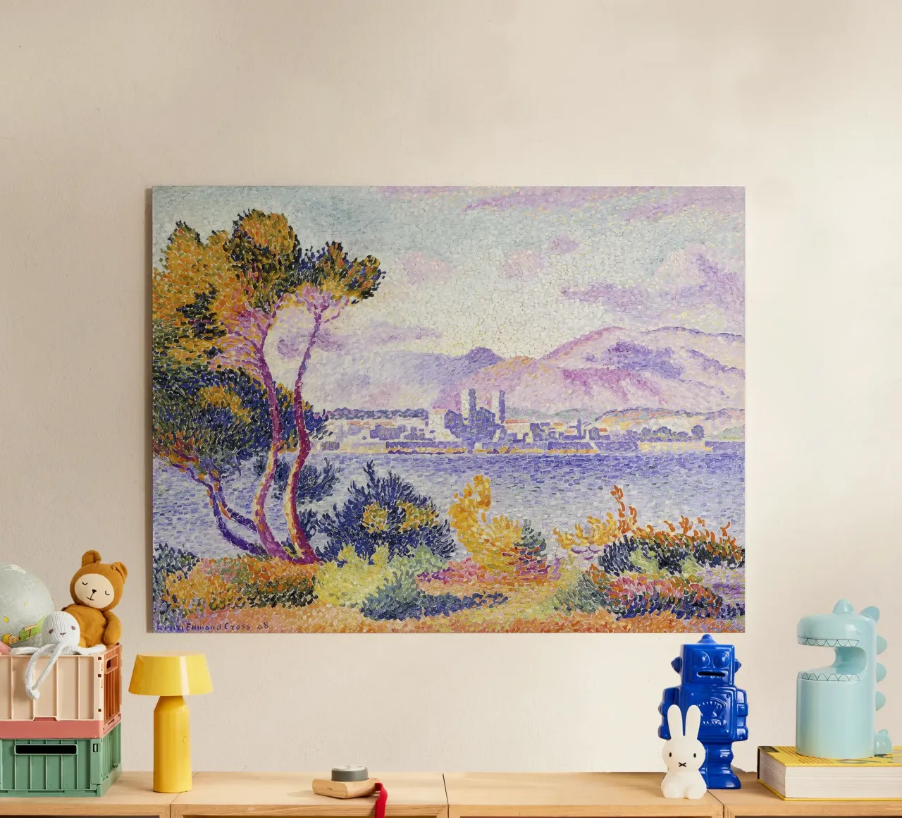 Antibes, Nachmittags (Antibes, Apres-midi). 1908. Acryl-Glas von Roy Terrell
