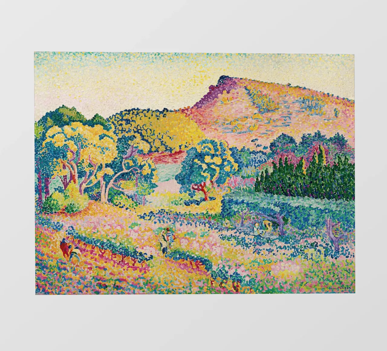Paesaggio di Cap Negre, 1906 pellicola backlit da Roy Terrell