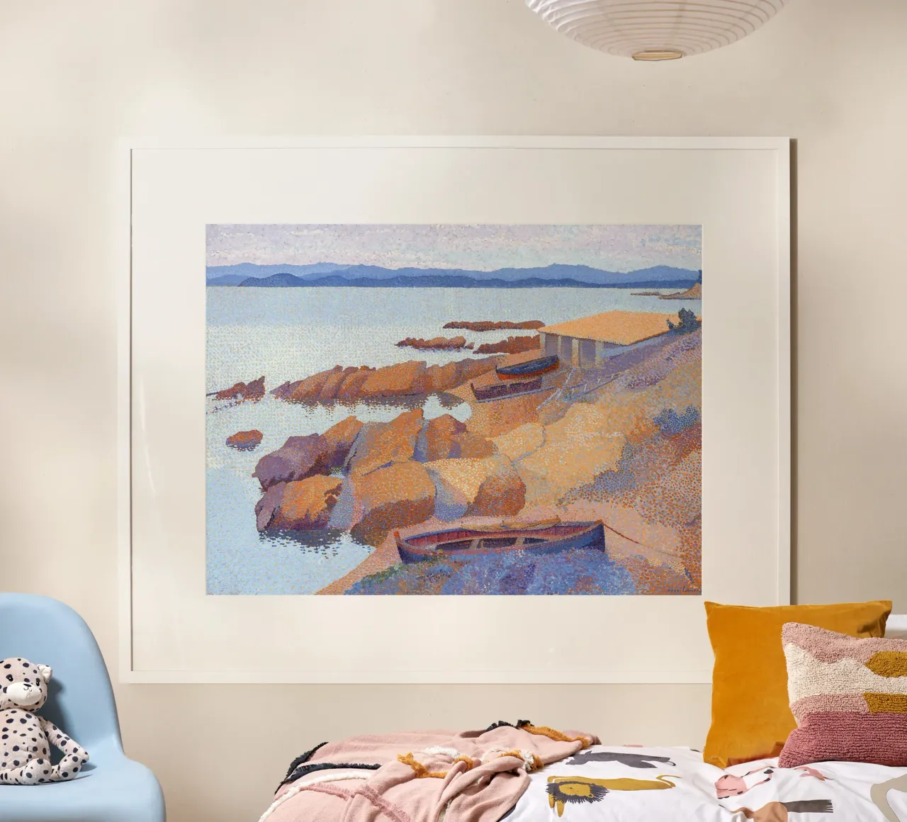 Costa vicino ad Antibes carta hahnemühle da Roy Terrell