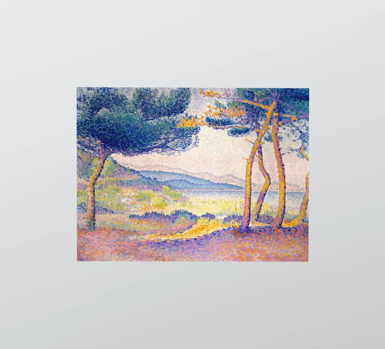 Pijnbomen langs de kust sticker van Roy Terrell