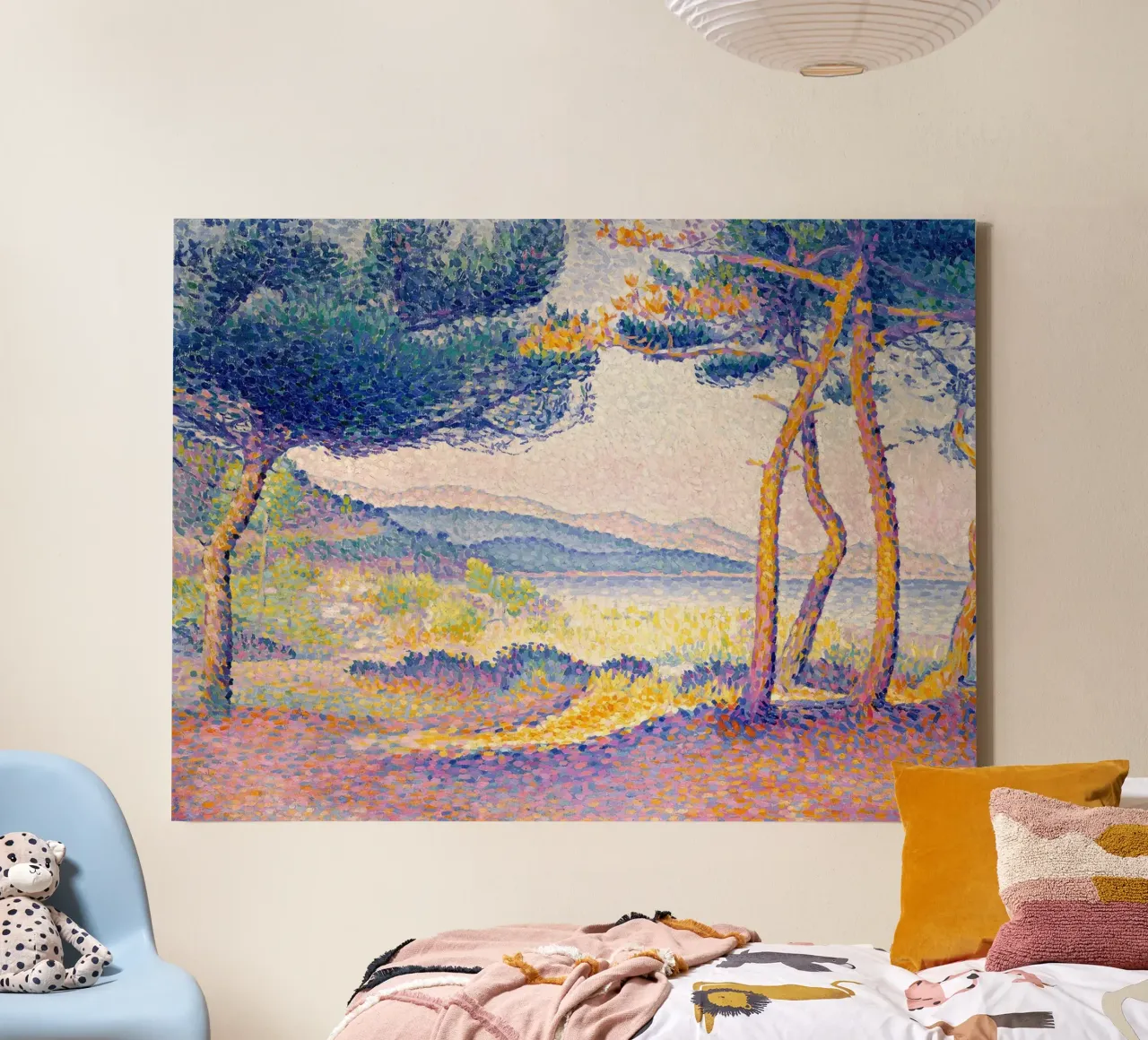 Pins le long du rivage toile de Roy Terrell