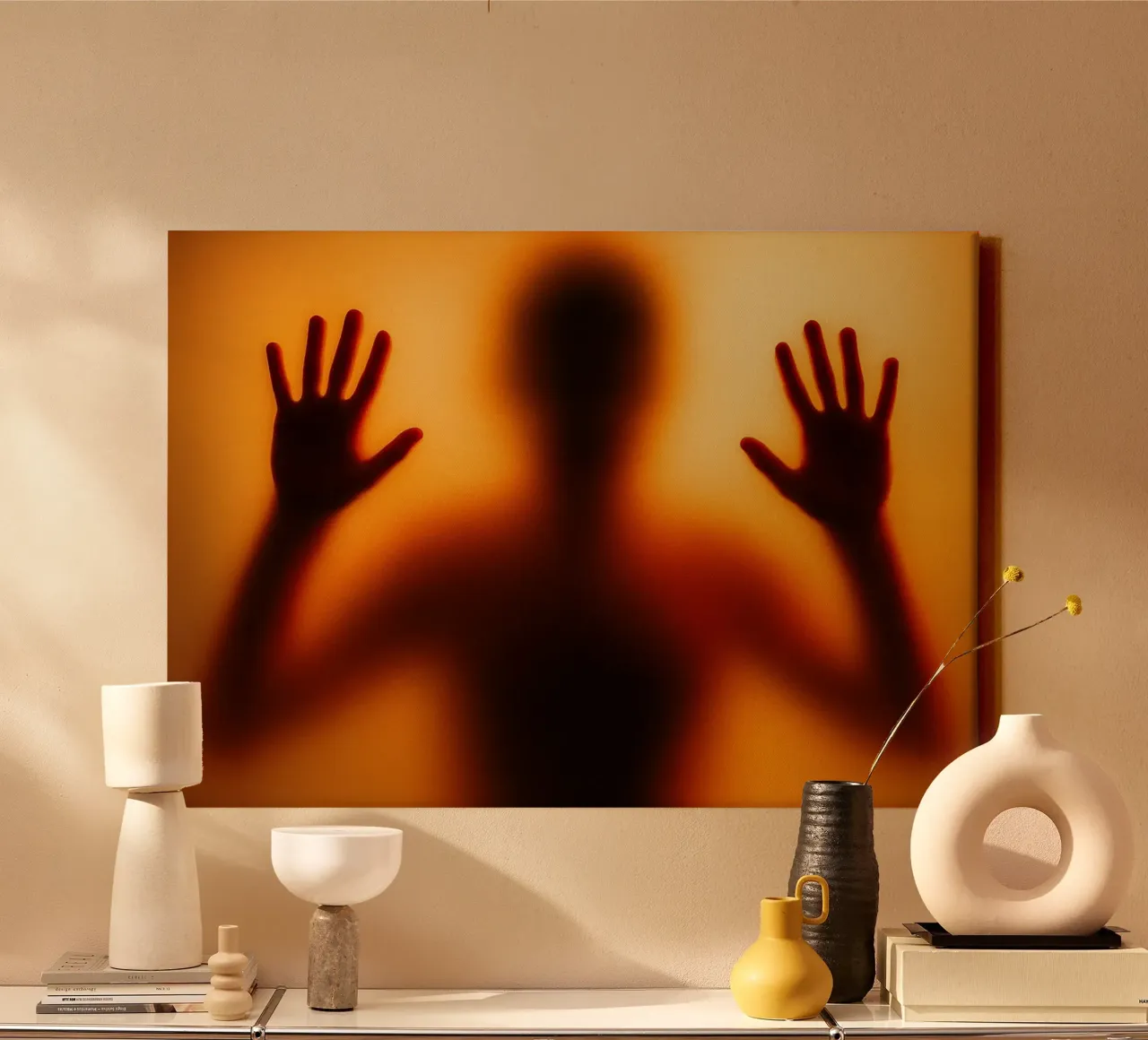shadow man of the windows canvas by tamarind