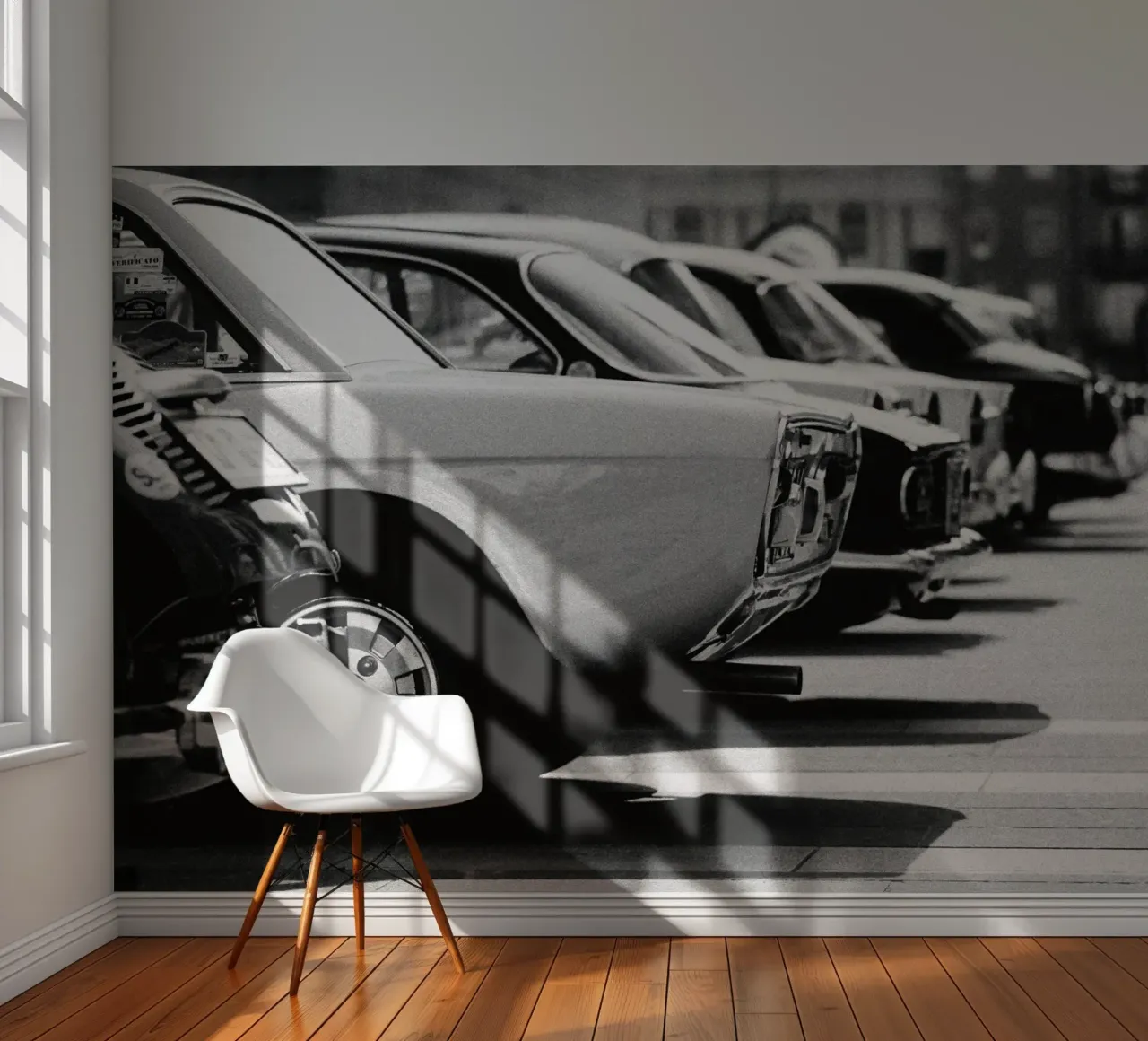 Oldtimers fotobehang van blacsteel