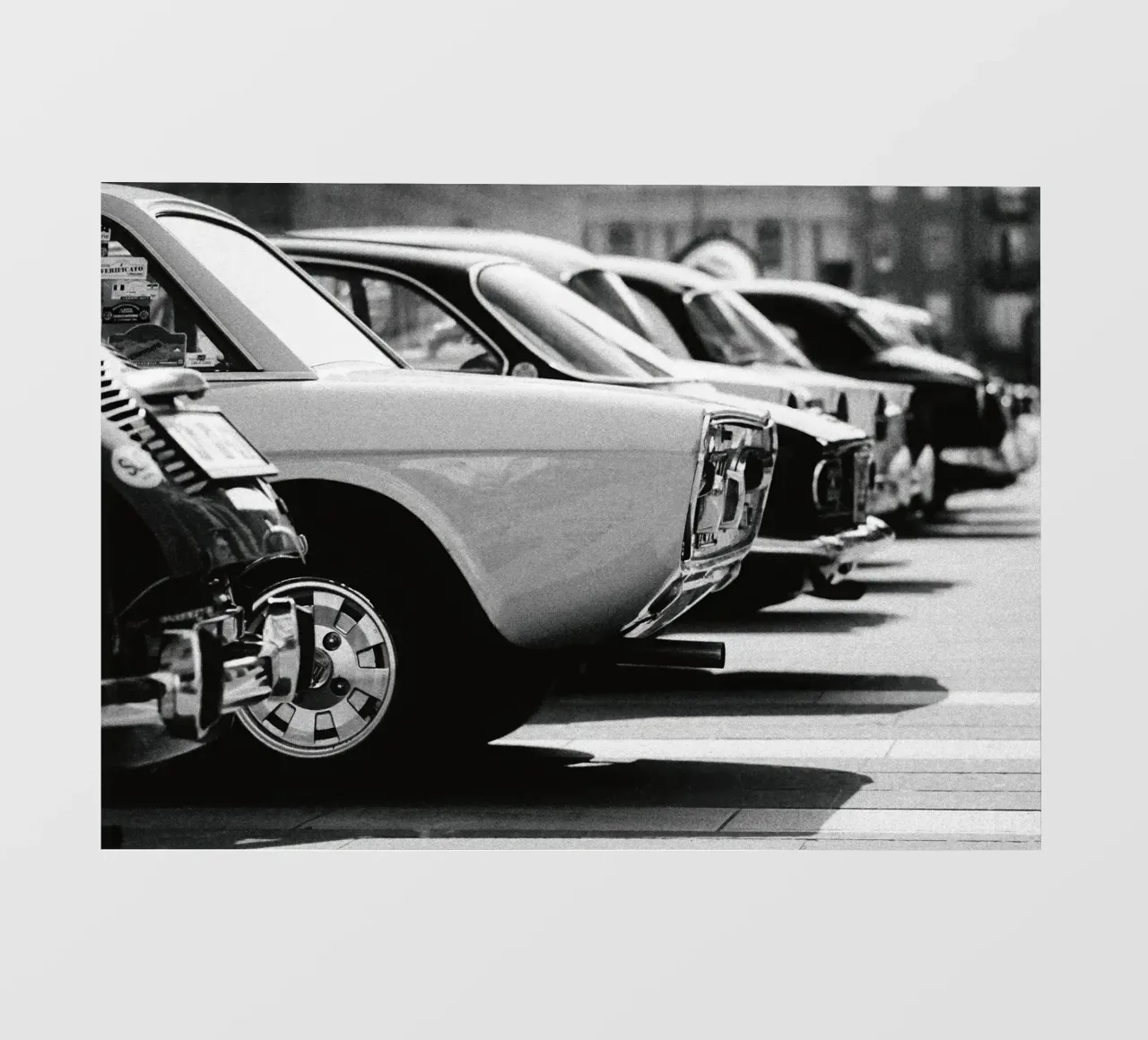 Oldtimers fotobehang van blacsteel