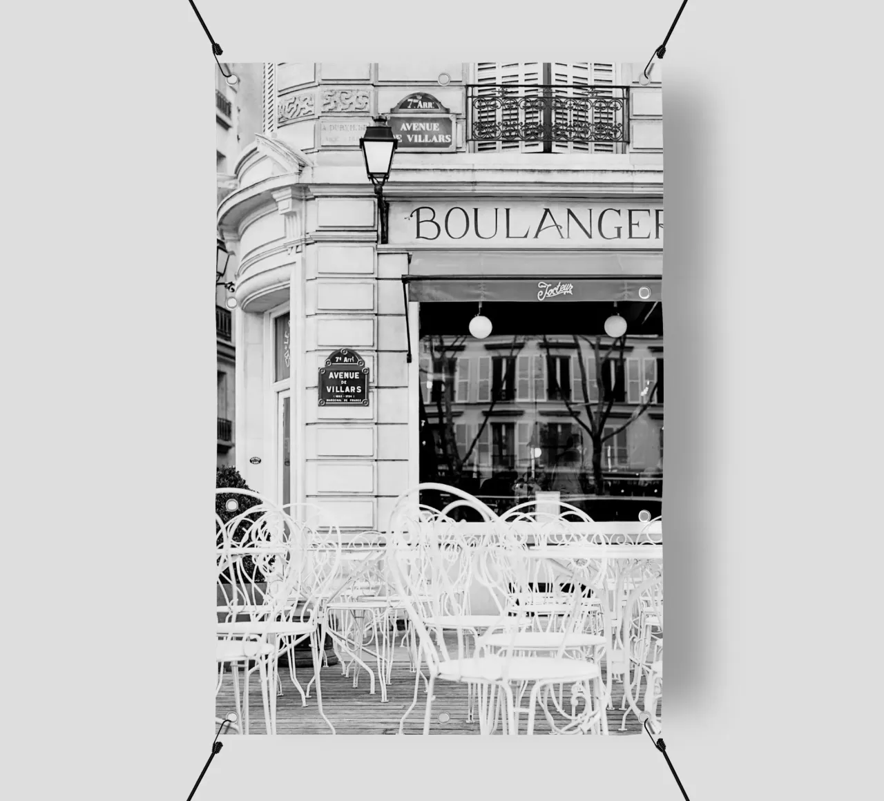 Panificio di Parigi telo in pvc da blacsteel