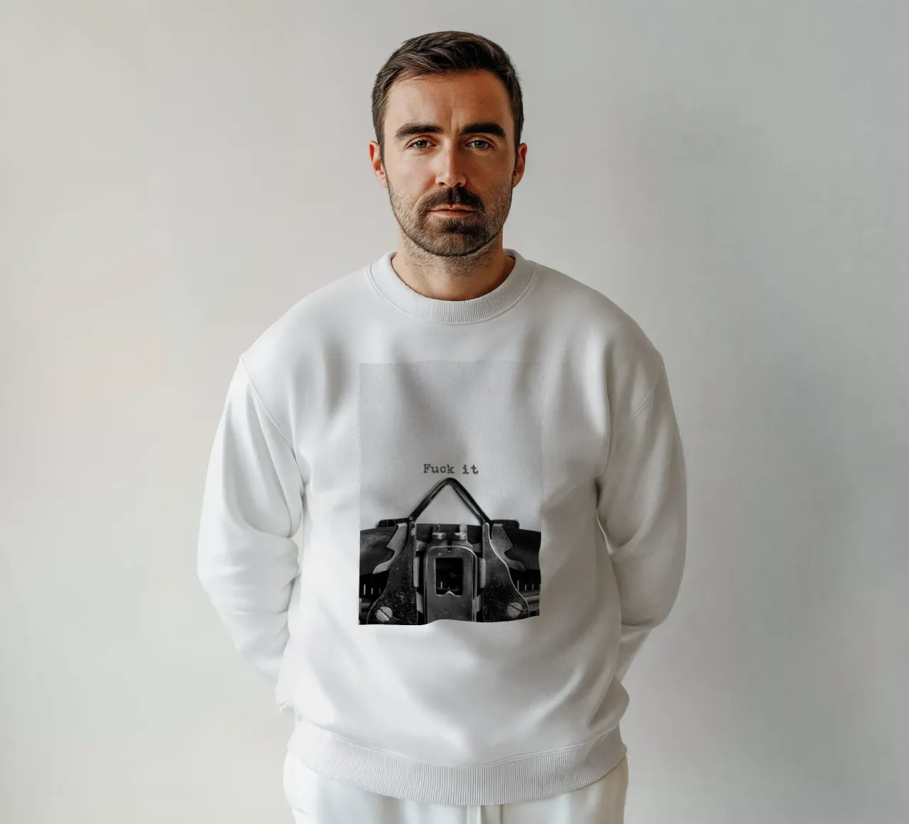 Scheiß drauf Sweatshirt von blacsteel