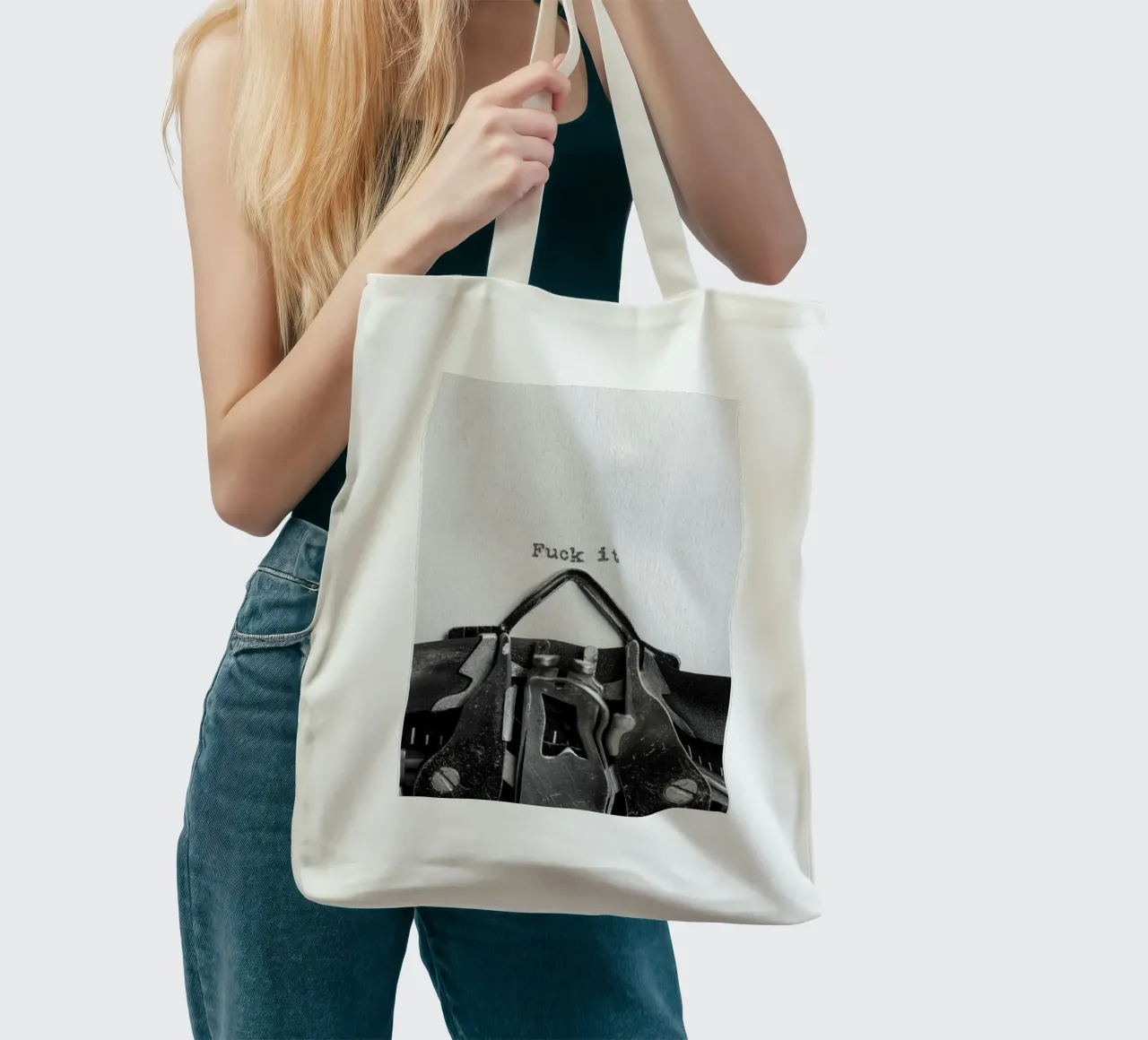 Fanculo borsa in juta da blacsteel