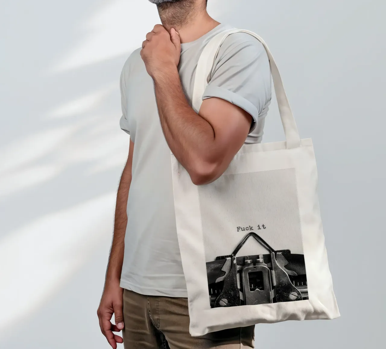Fanculo borsa in juta da blacsteel