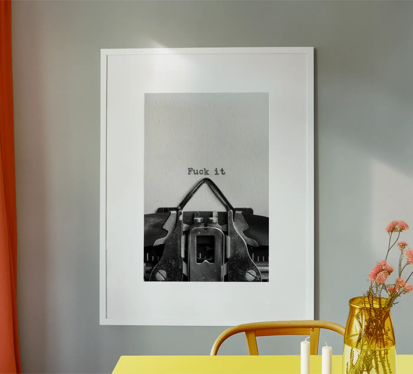 Fucck it poster de blacsteel