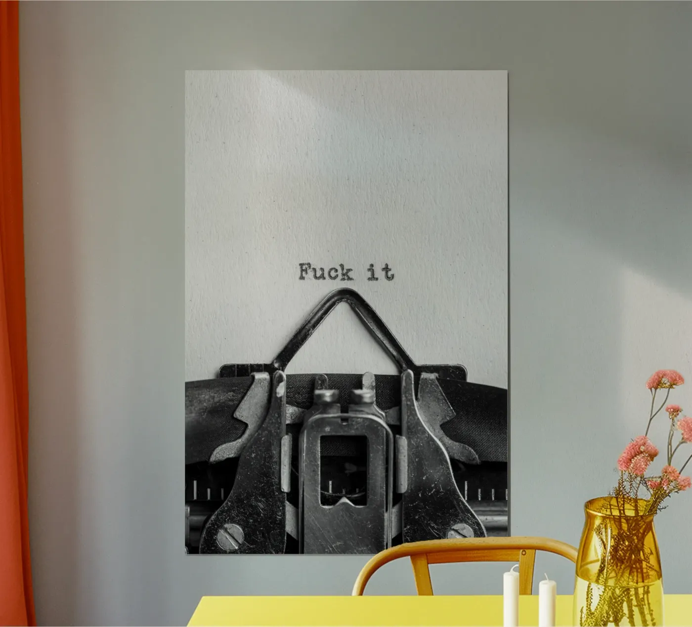 Fucck it poster de blacsteel