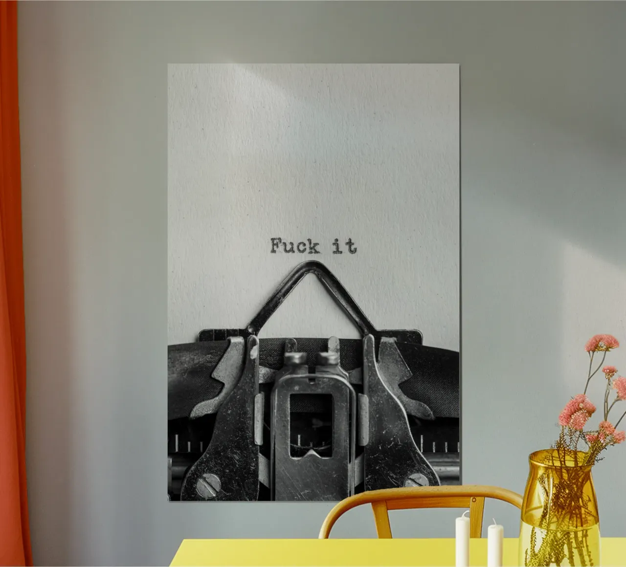 Fucck it poster van blacsteel