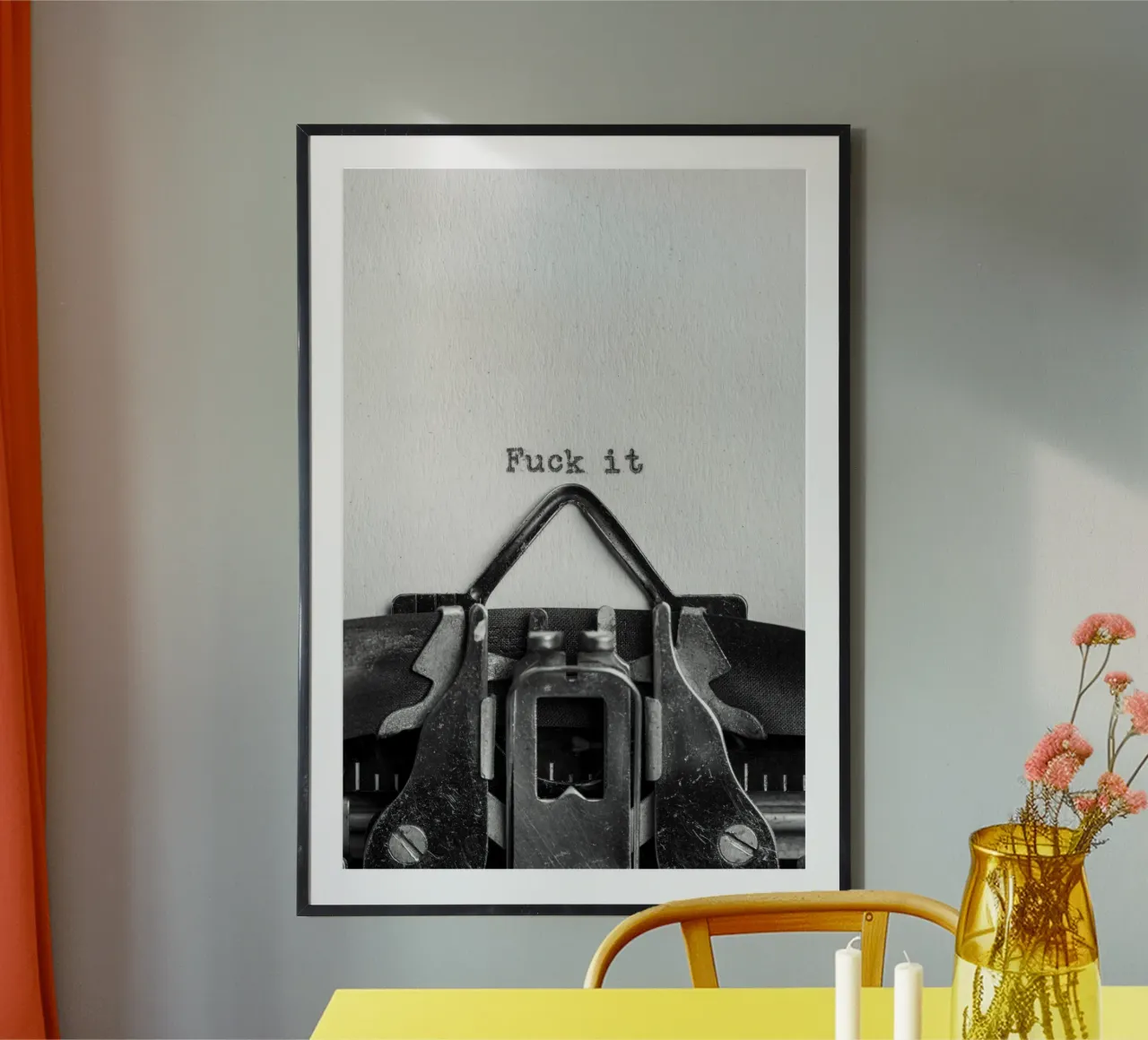 Fucck it poster van blacsteel