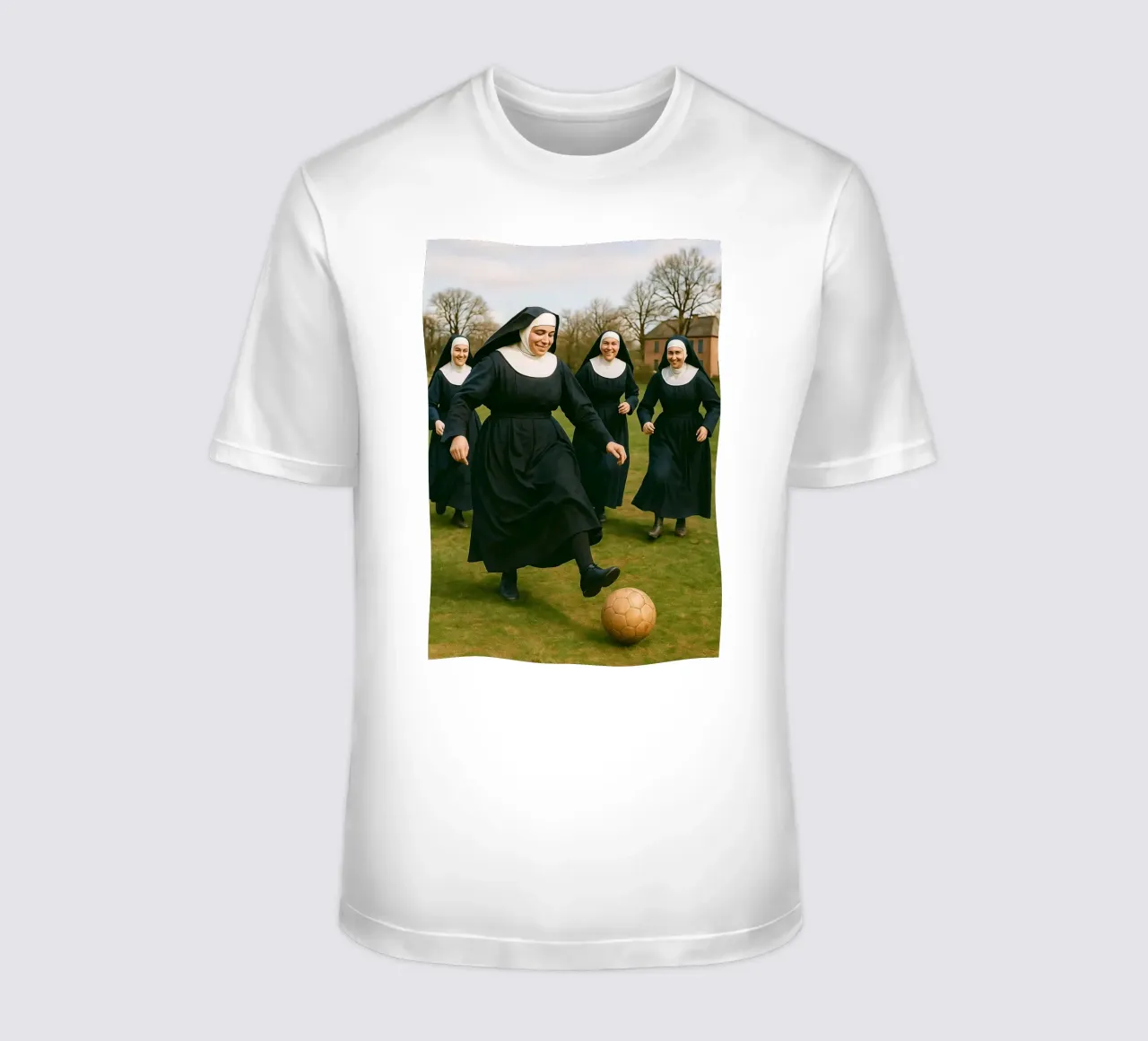 suora che gioca a calcio t-shirt da tamarind
