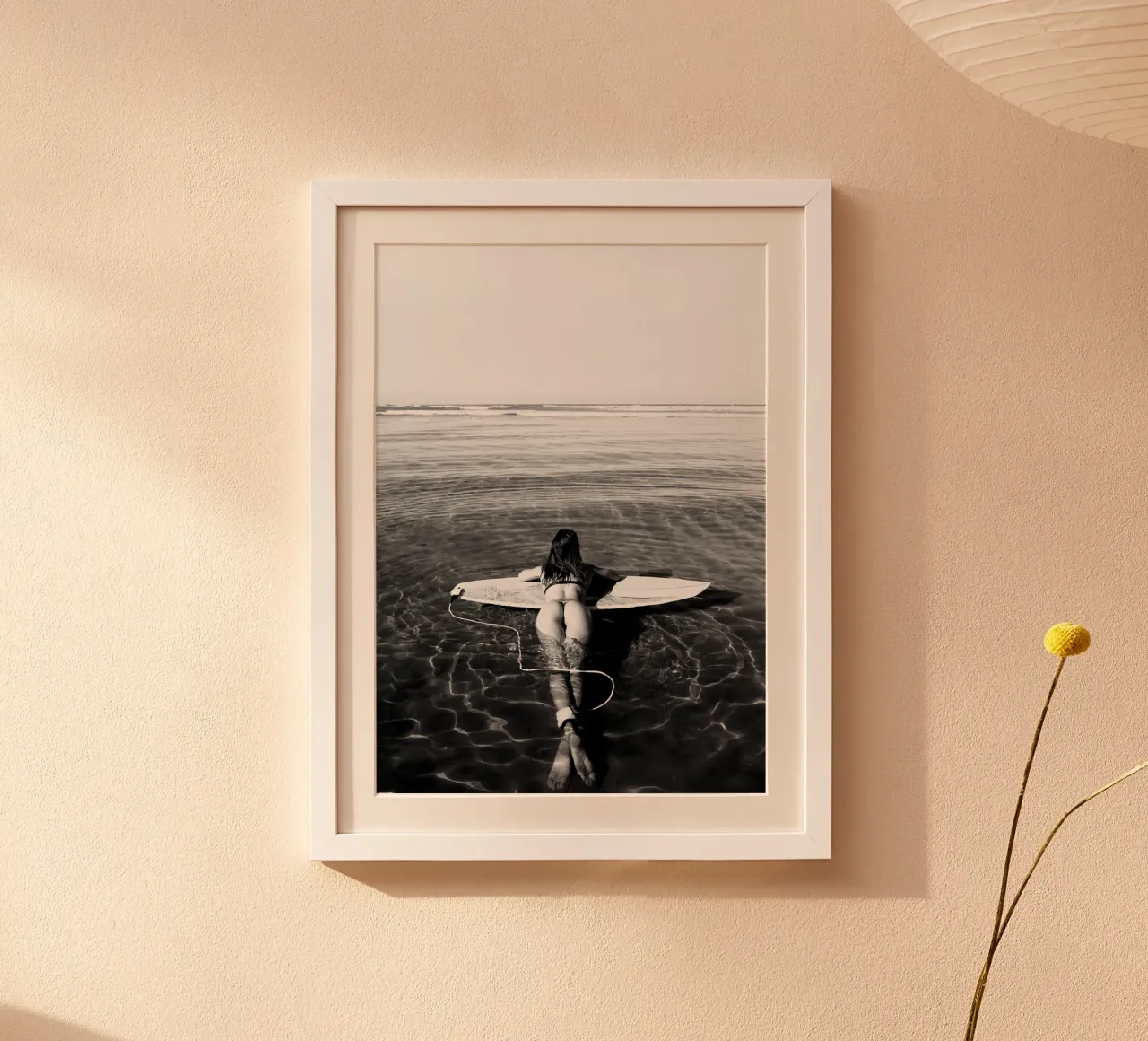 Floating on a Surfboard hahnemühle by blacsteel