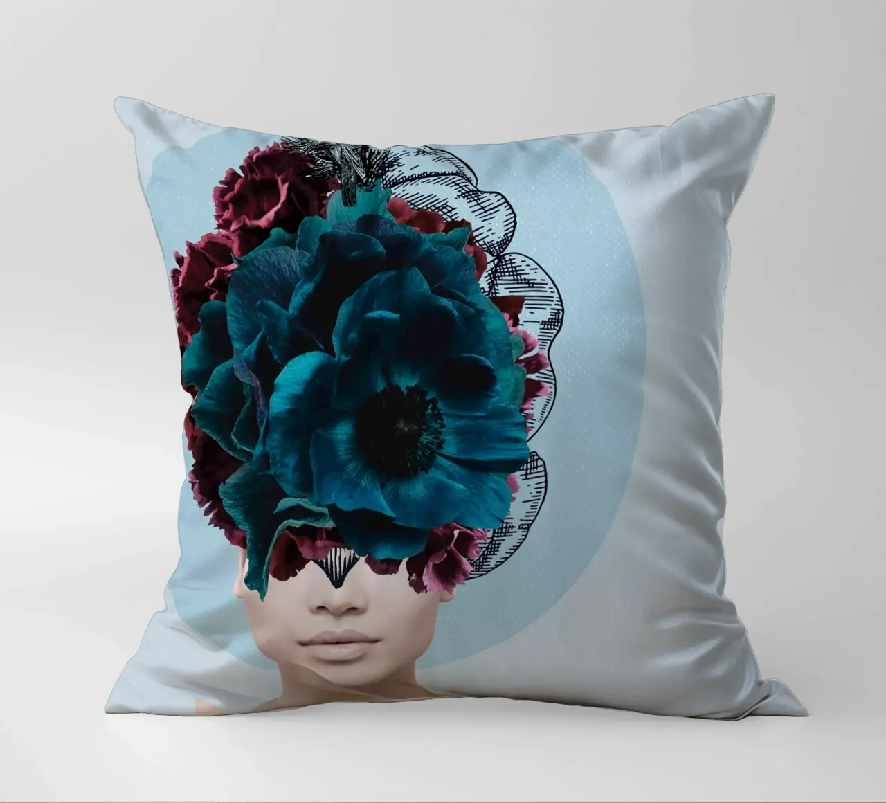 Collageri - Bellezza botanica cuscino da The Artcircle