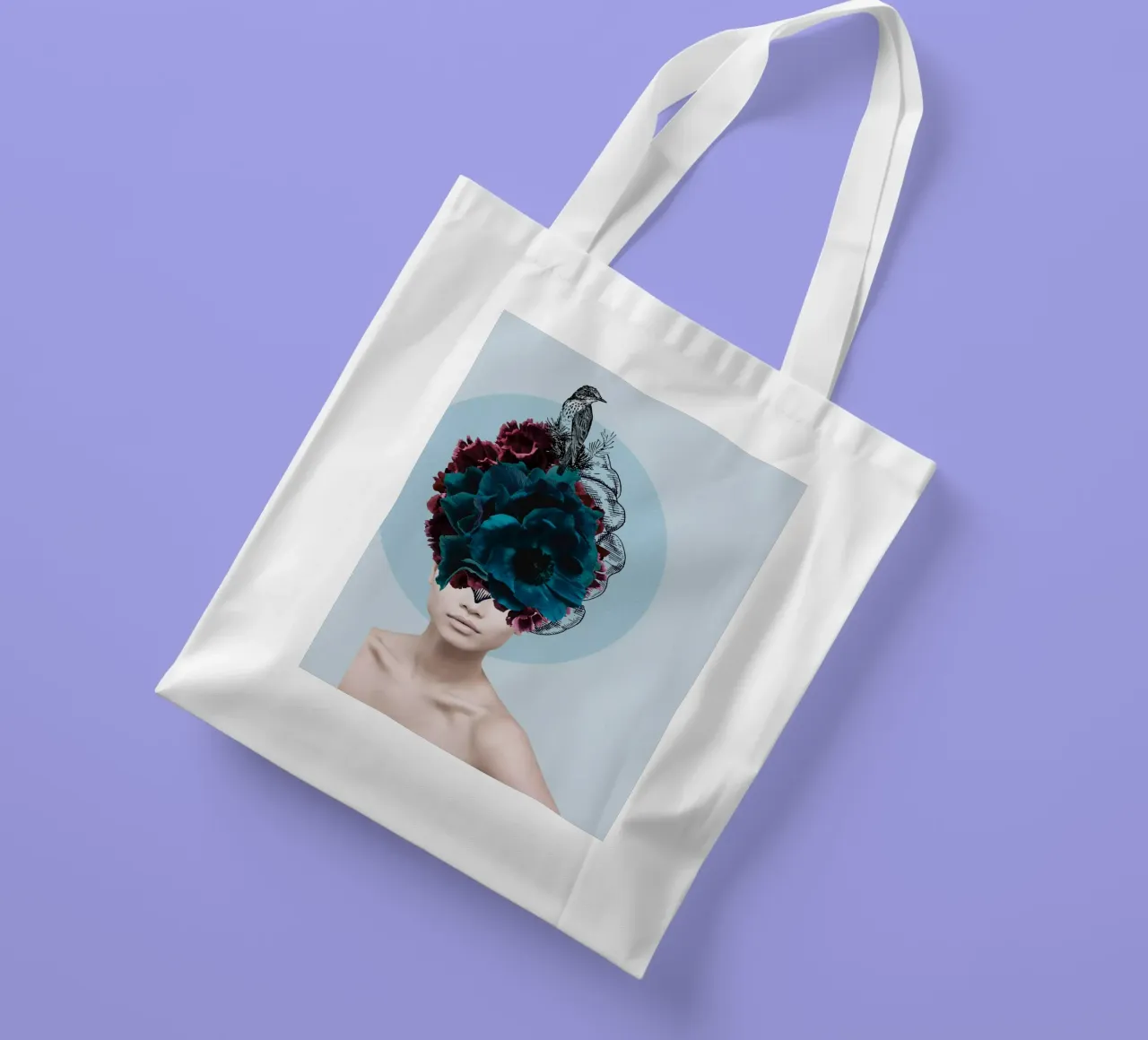 Collageri - Botanical Beauty tote bag by The Artcircle