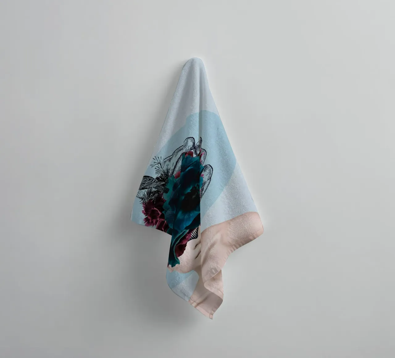 Collageri - Bellezza botanica asciugamano da bagno da The Artcircle