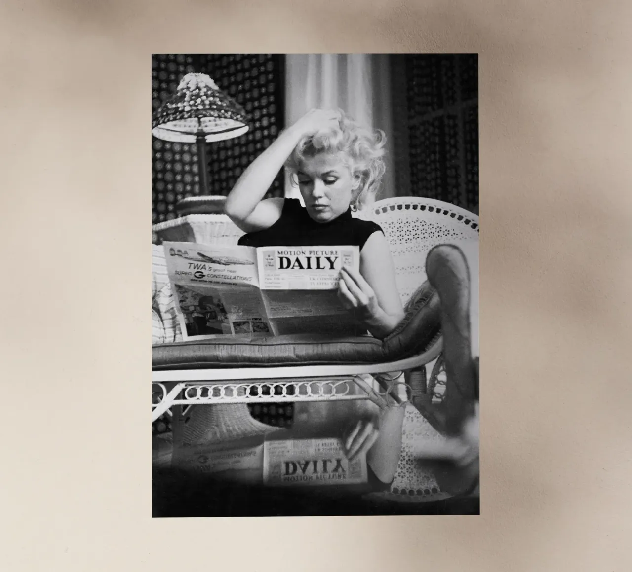 Marilyn Monroe pellicola backlit da blacsteel