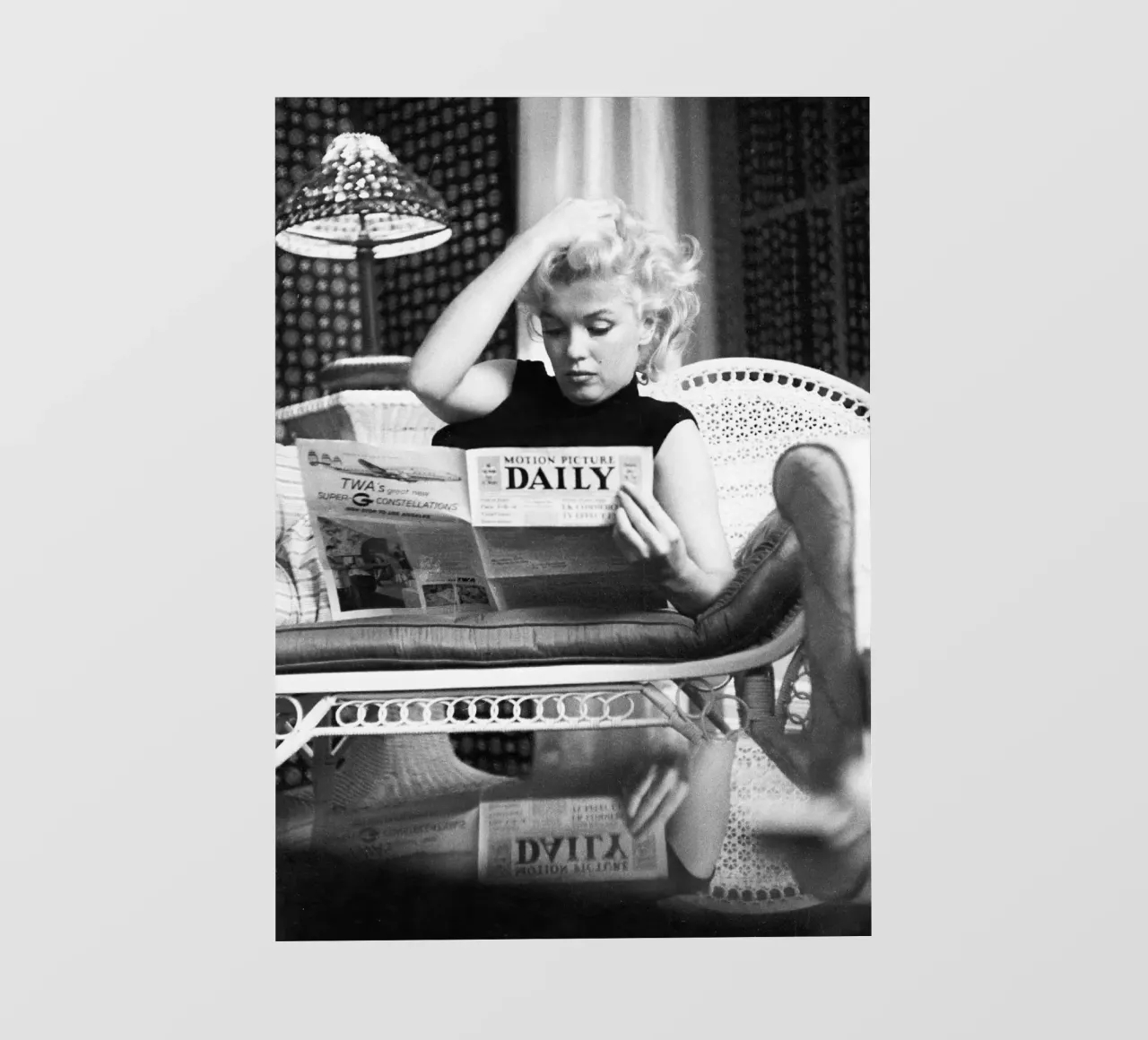 Marilyn Monroe pellicola backlit da blacsteel