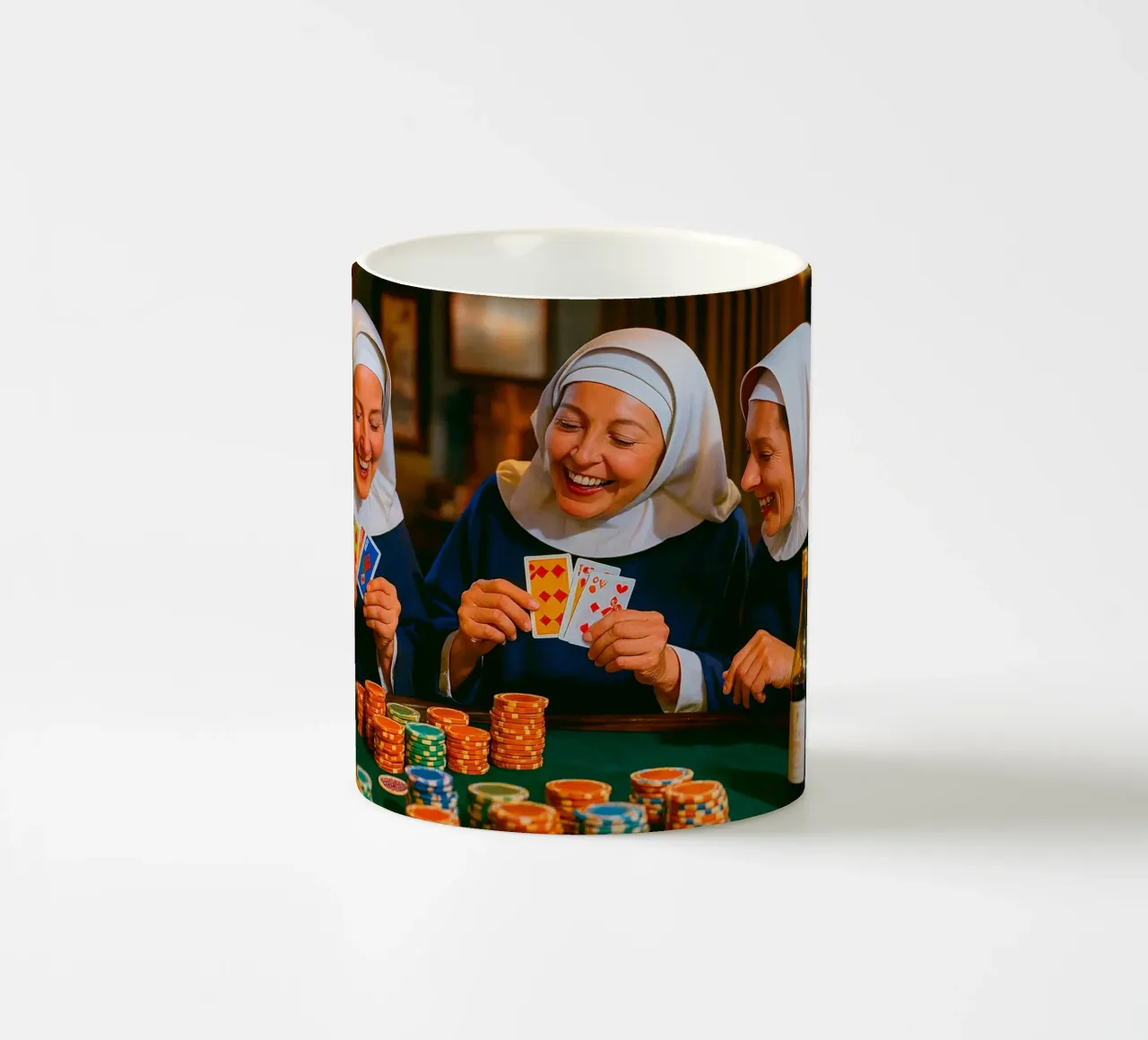 carta da gioco suora tazza in ceramica da tamarind